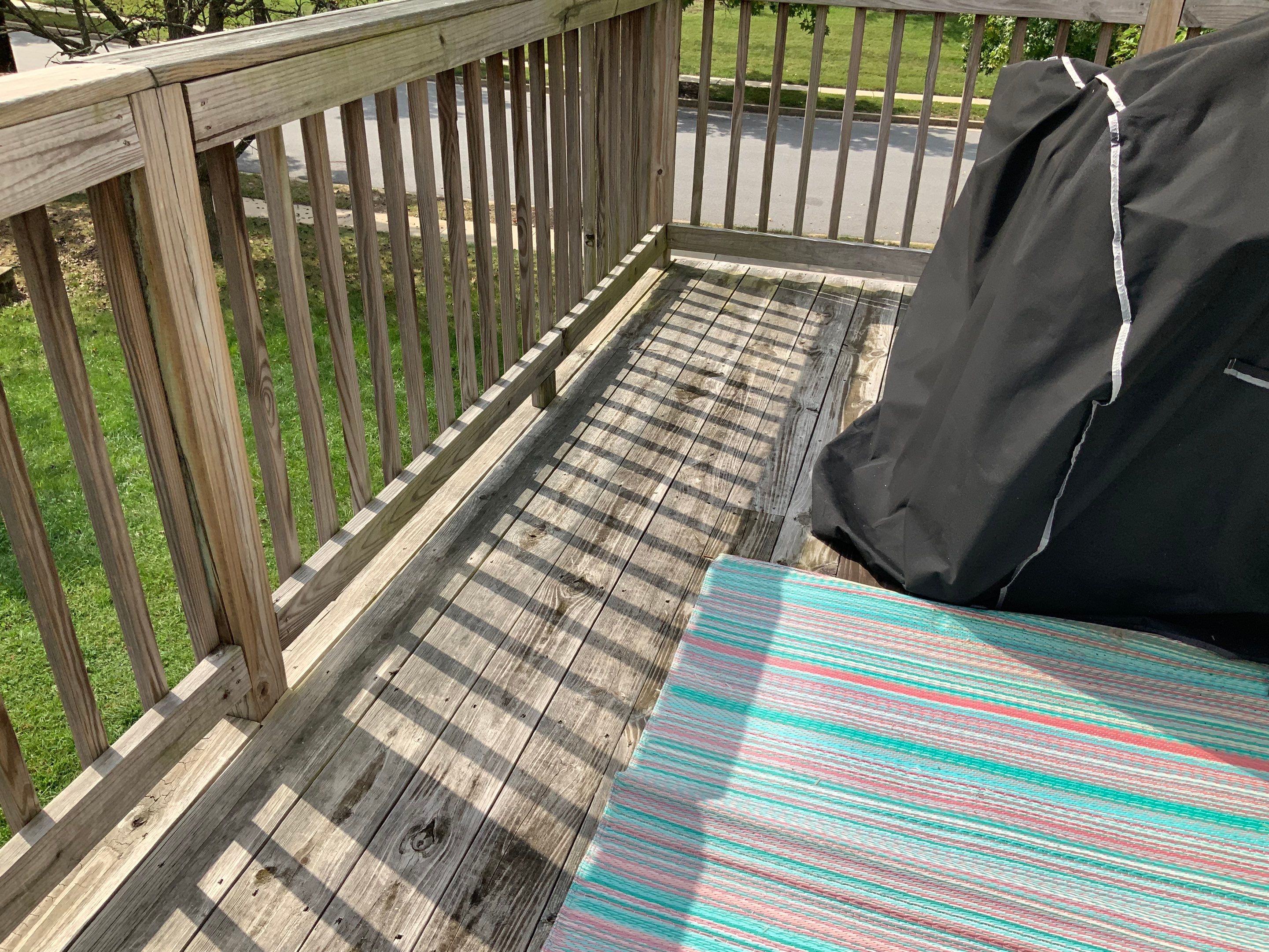Deck Repair using Olympic Elite stains by Alpha Design Services
