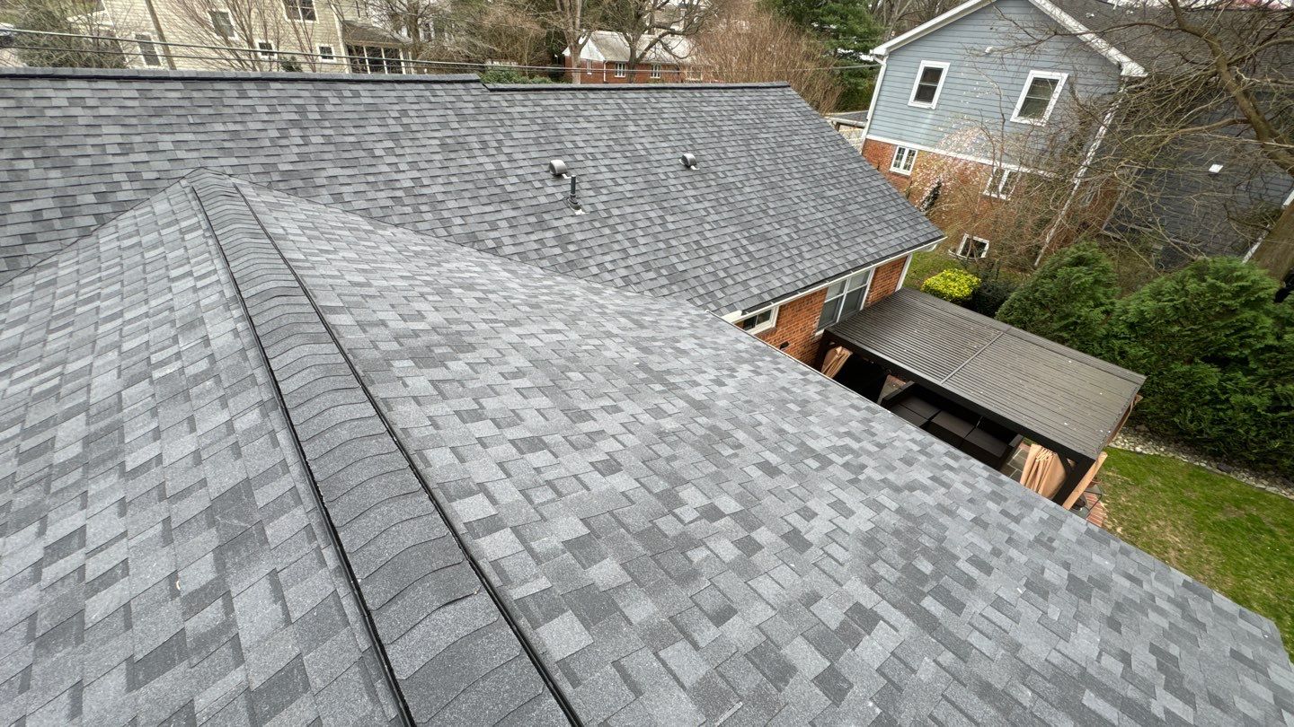 Arlington CertainTeed Landmark Pro Roof in Max Def Moire Black by RM Banning, Inc.