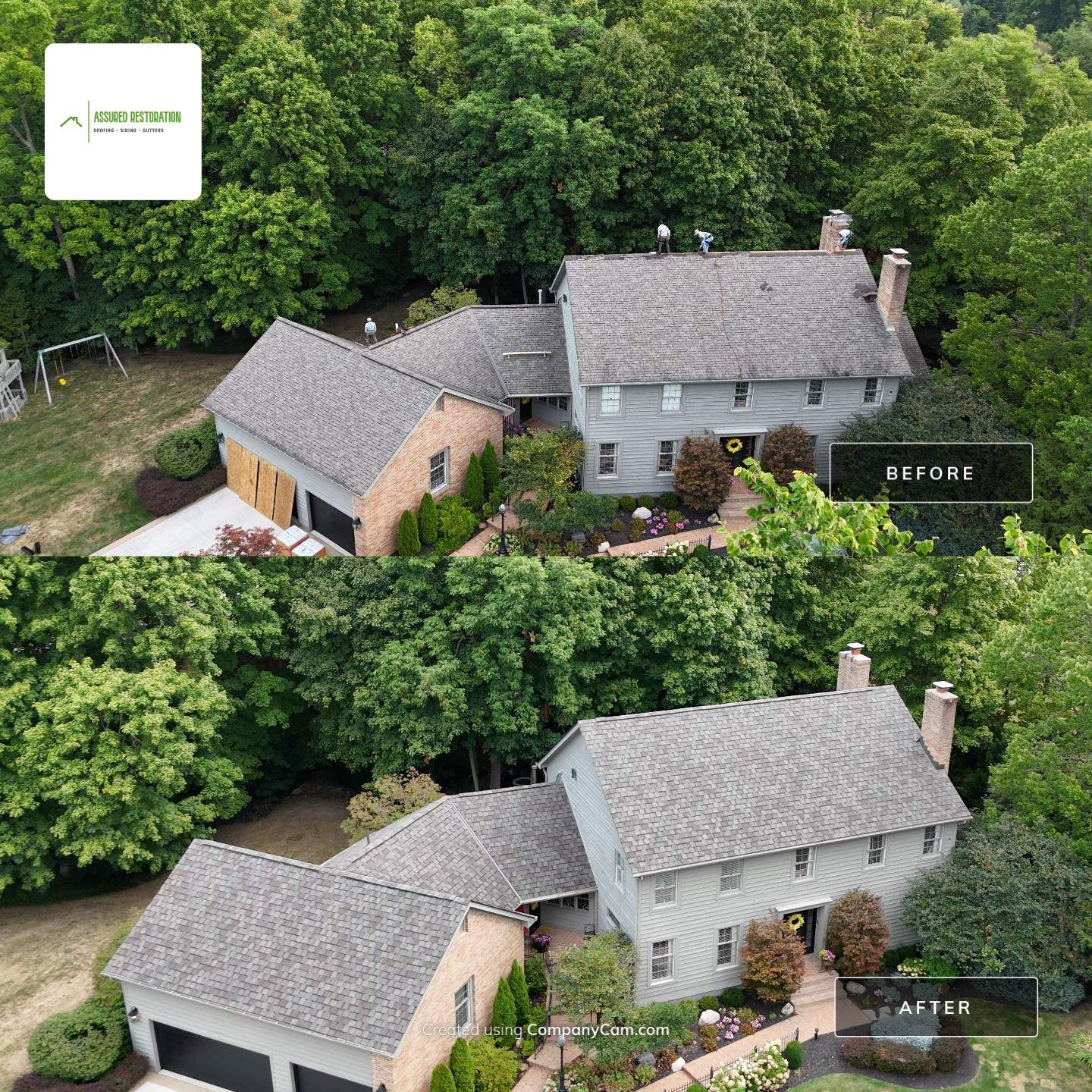Certainteed Belmont Weathered Wood by Assured Restoration