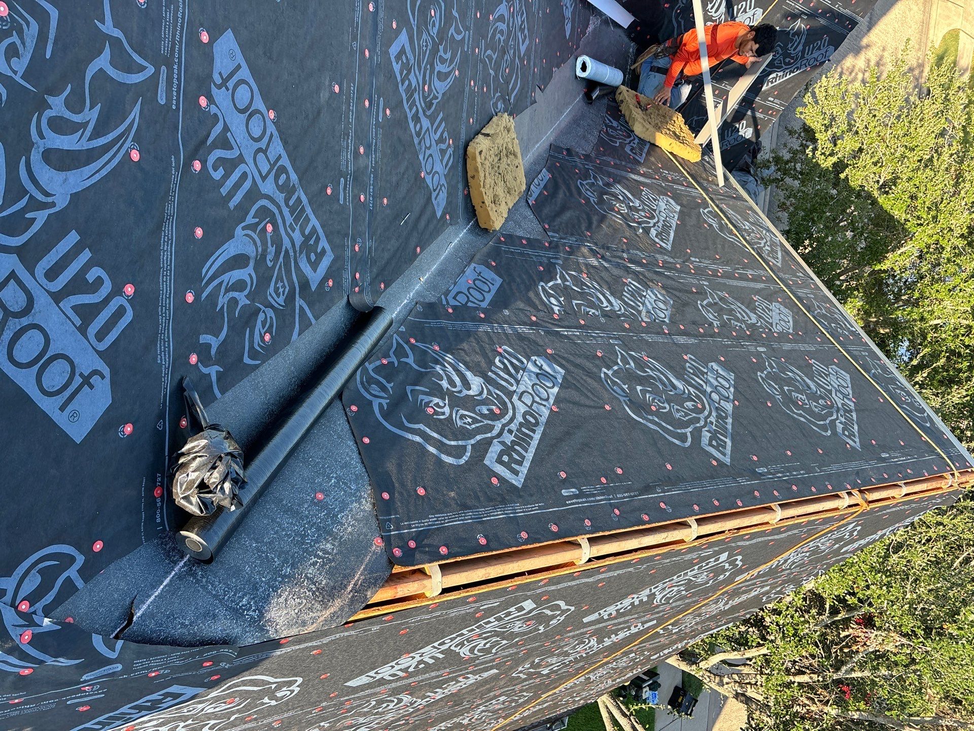Residential Roofing Installation using Owen's Corning Duration (Lifetime) Shingles by Roof Repair Company