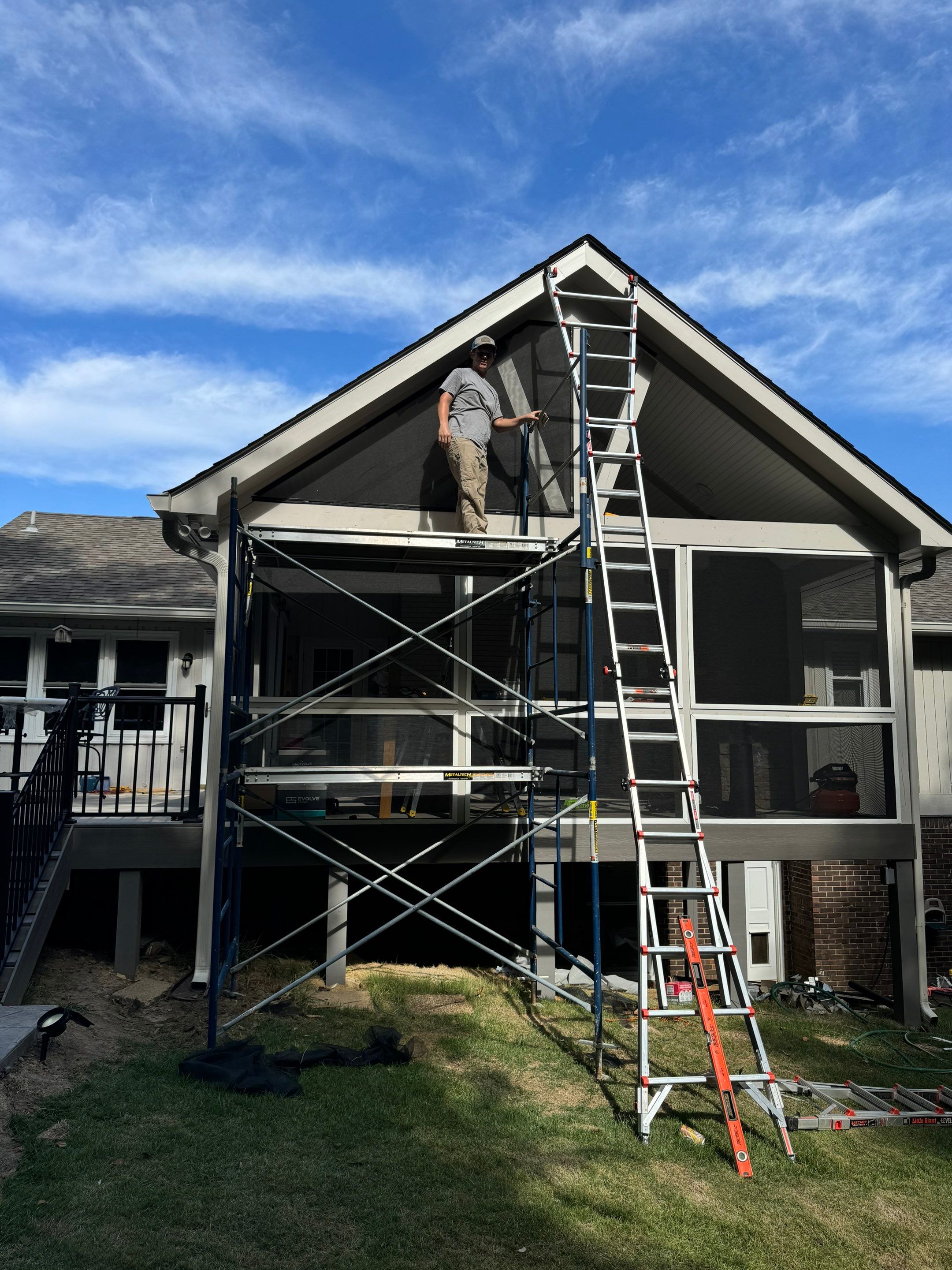 Burntleaf - Screen Porch by Pillar and Pine