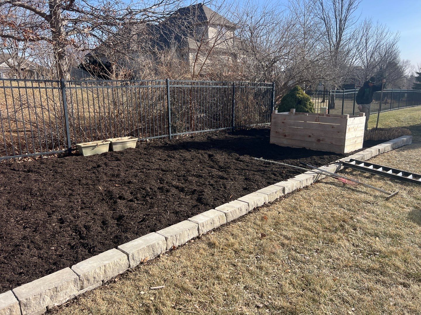 Updated Stone Stepper Path by New Horizon Landscapes