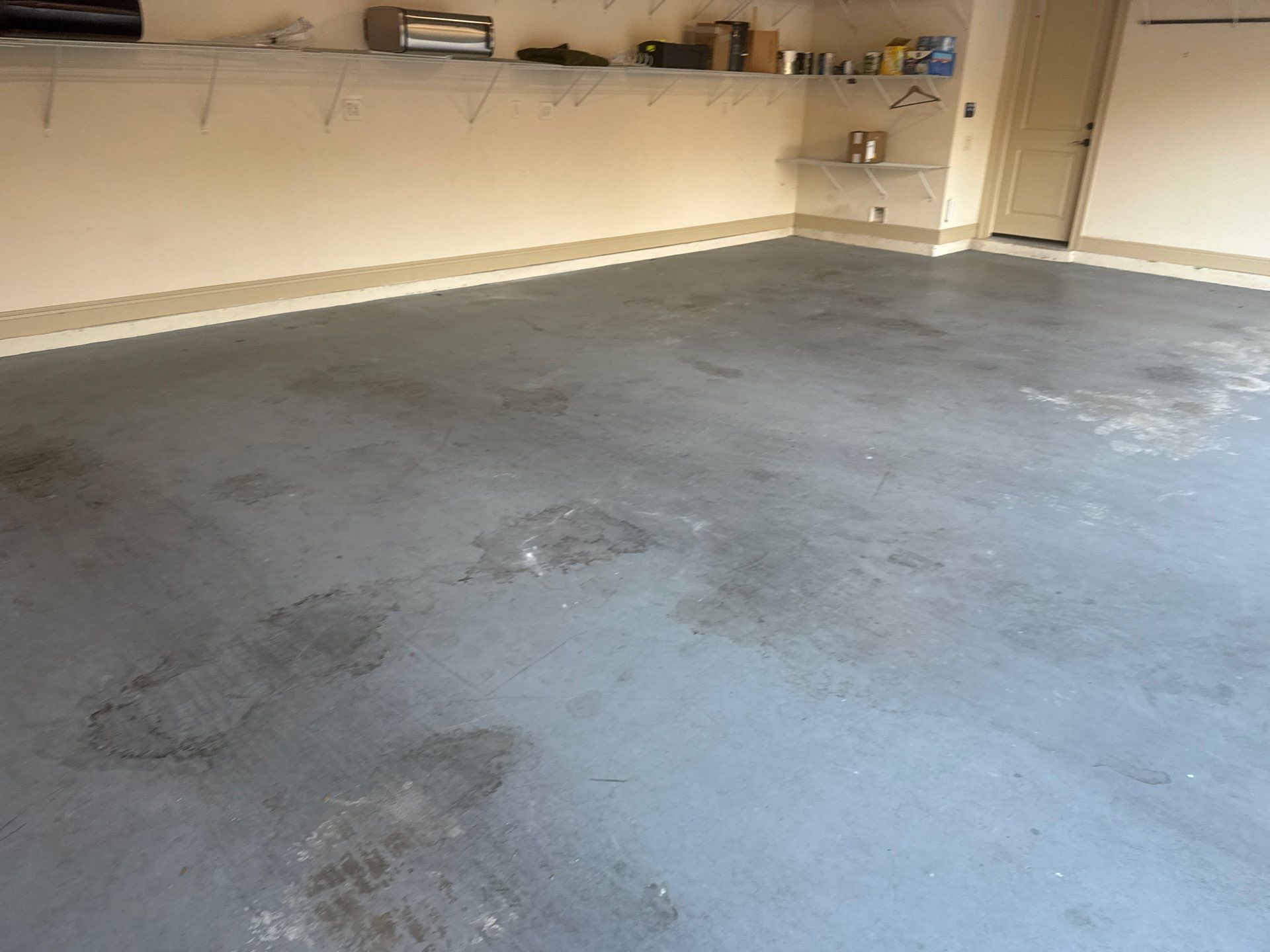 Garage in Gainesville, FL in Denim by Cross Creek Concrete Coatings