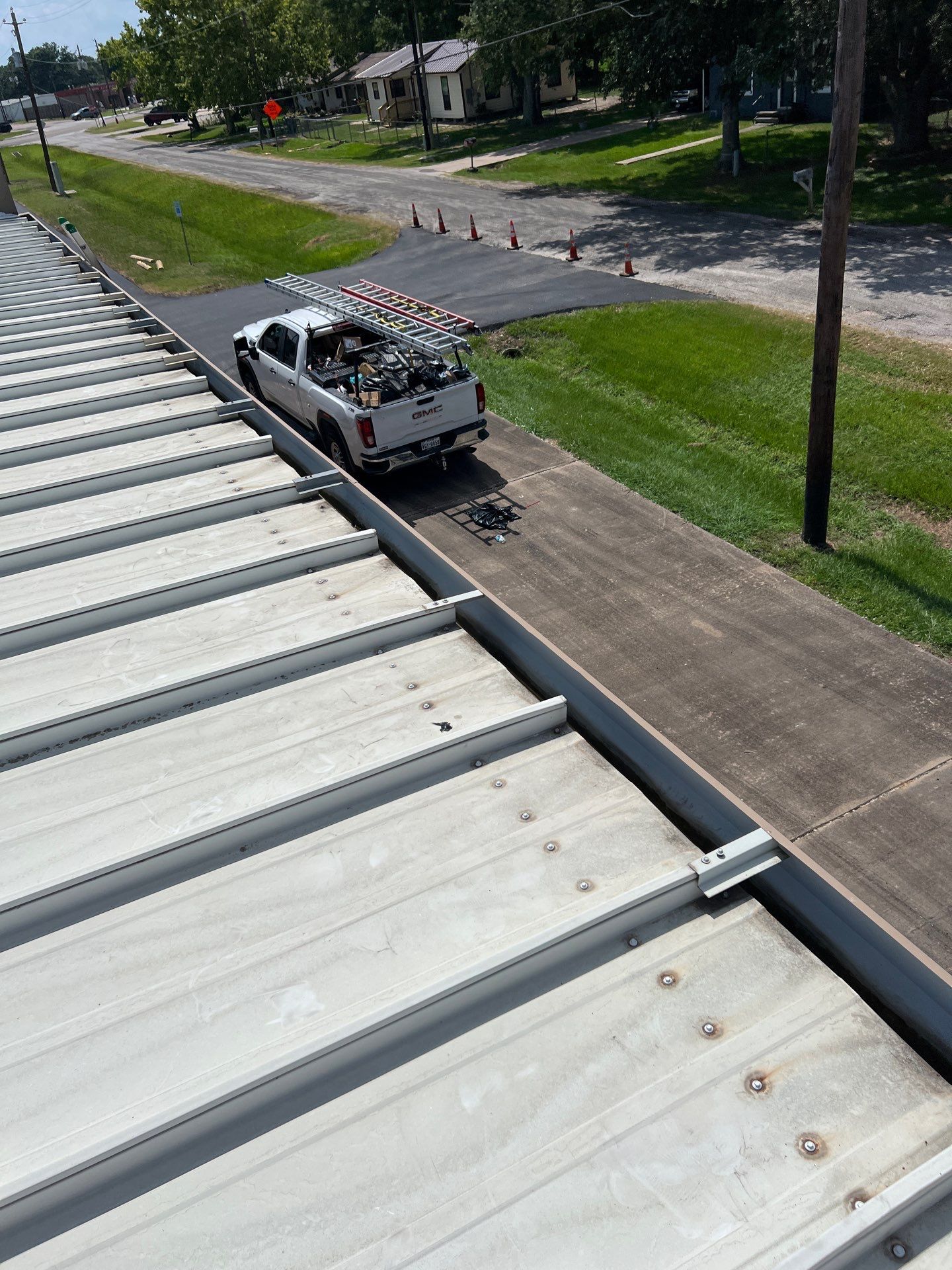Commercial Roofing Repair using Metal by Roof Repair Company