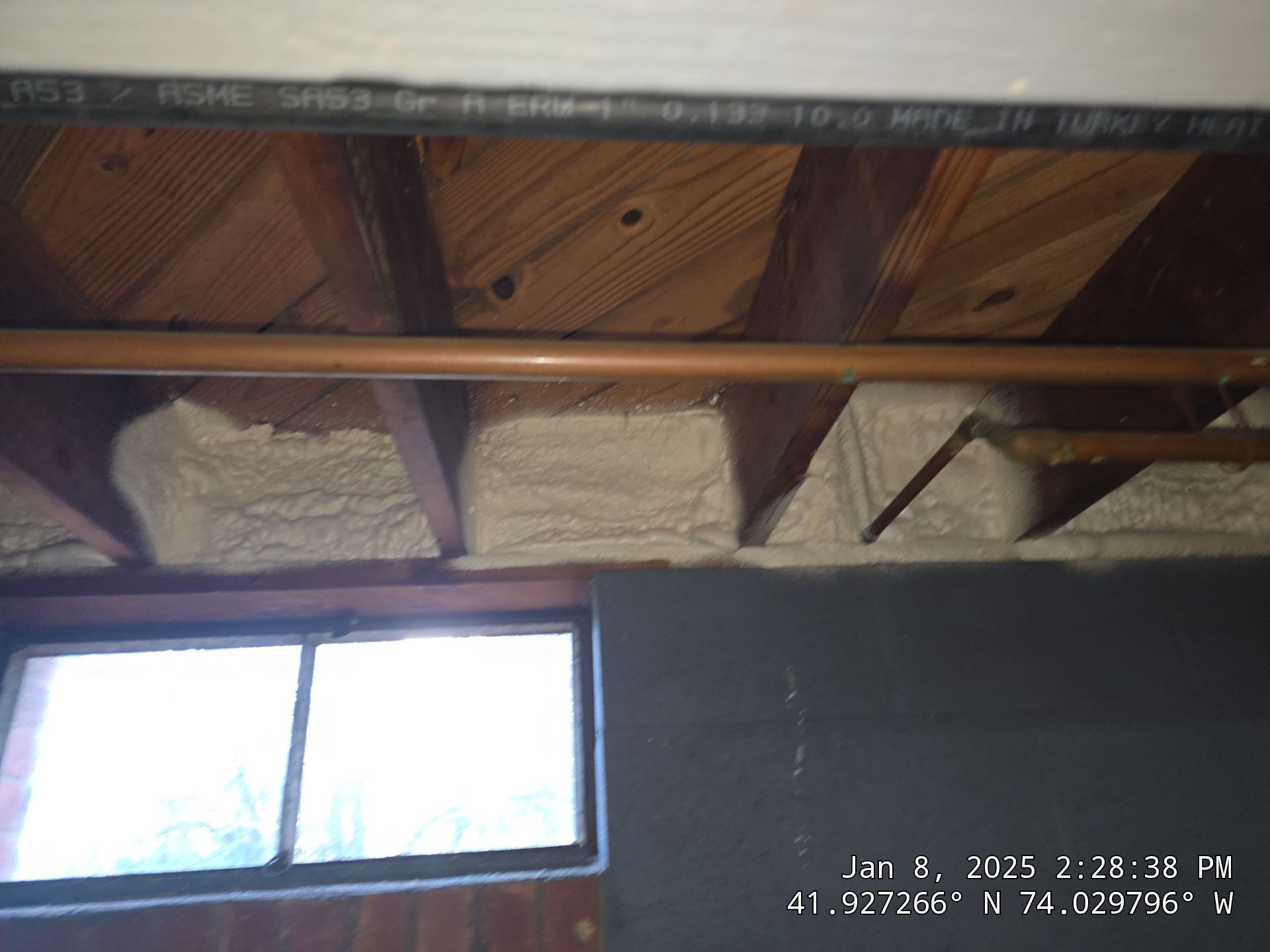 Attic Insulation using Closed Cell Spray Foam by NYS Foam & Energy