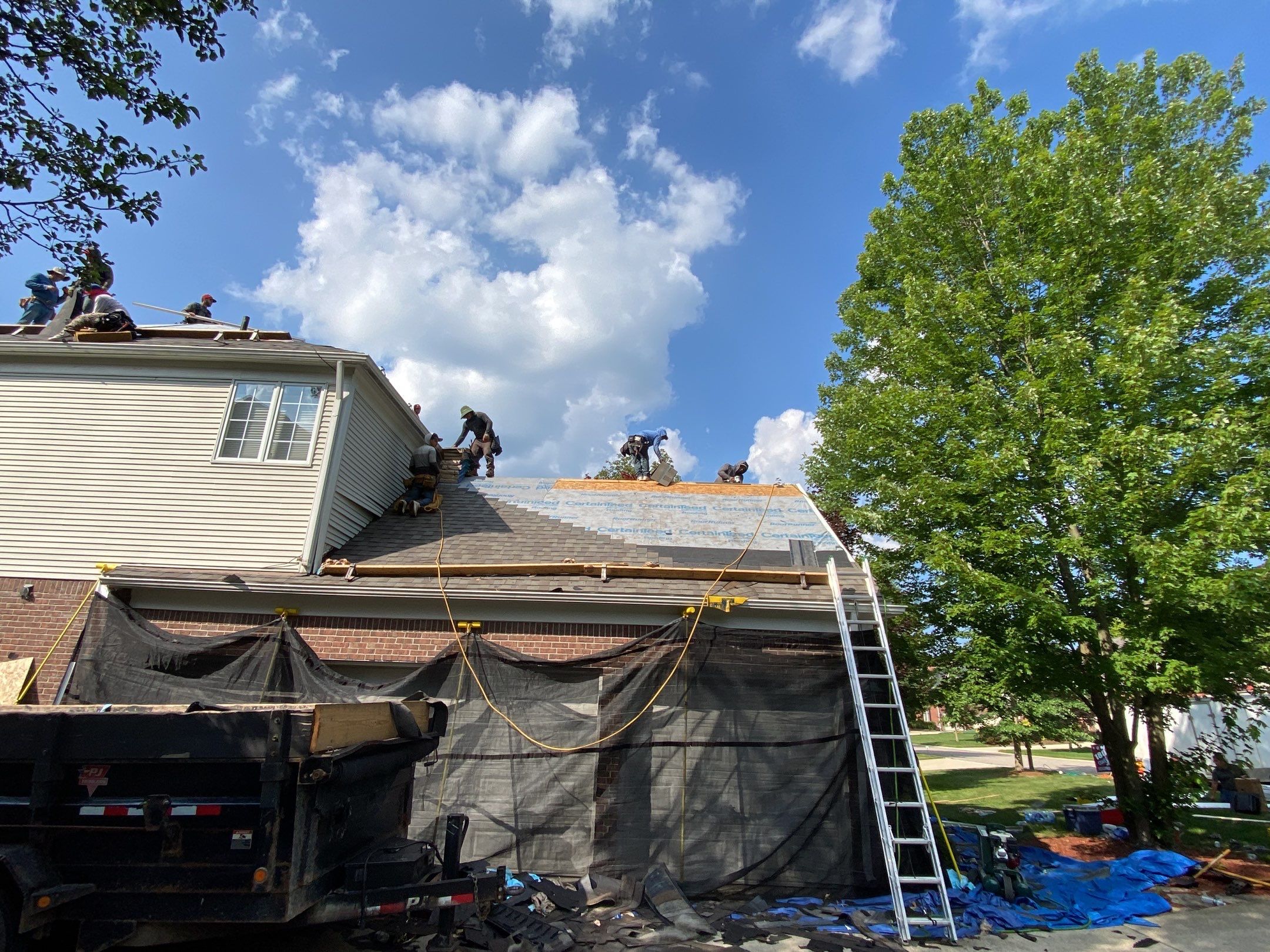 Roof Replacement using CertainTeed Landmark by 180 Contractors