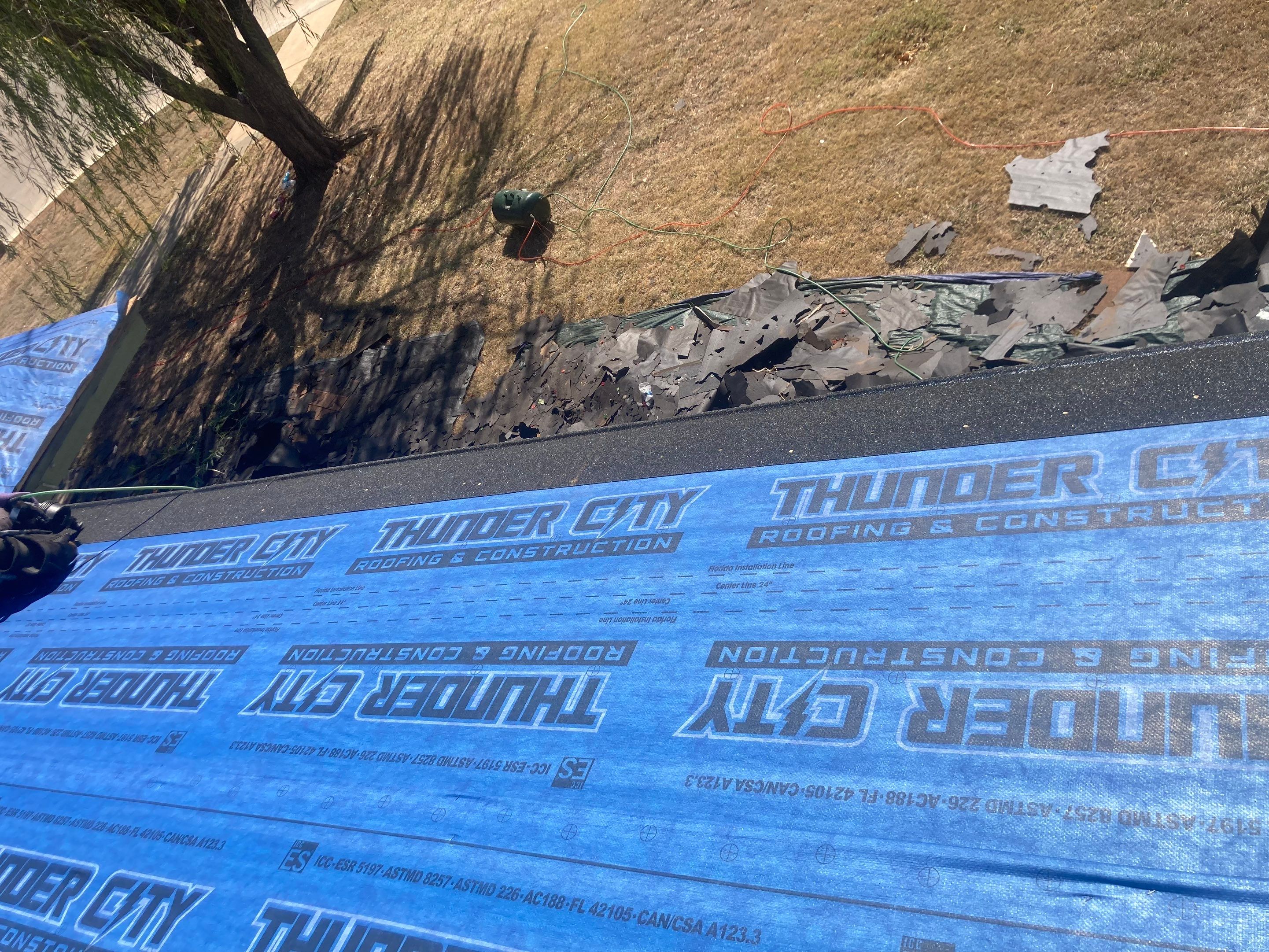 Residential Roofing Installation using iko Dynasty Castle Grey by Thunder City Roofing