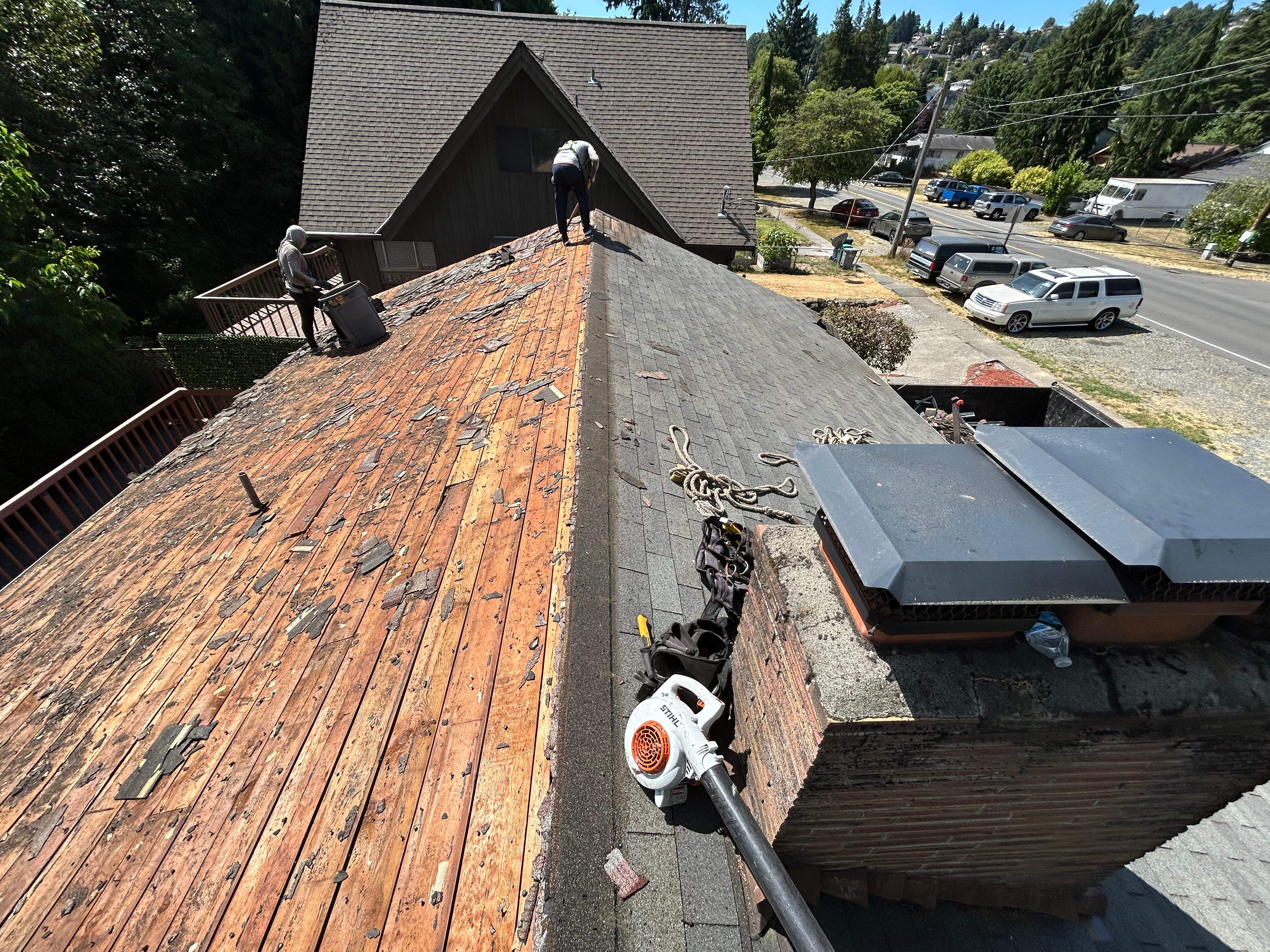 Residential Roofing Installation using GAF HDZ Shingles by Roofing Formula LLC