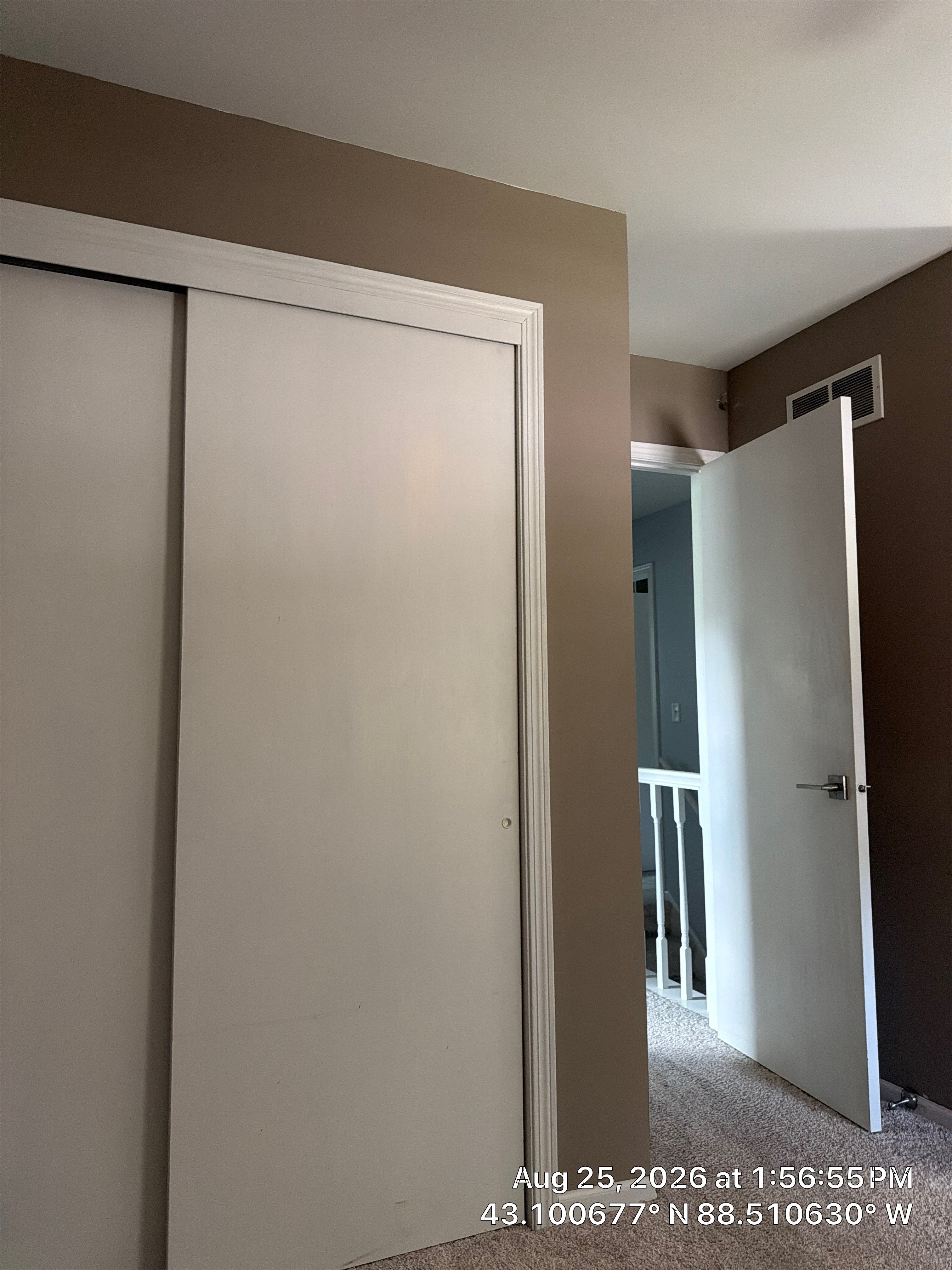 Interior Sliding Closet Door and Trim Installation in Oconomowoc by CompanyCam Sales Demo