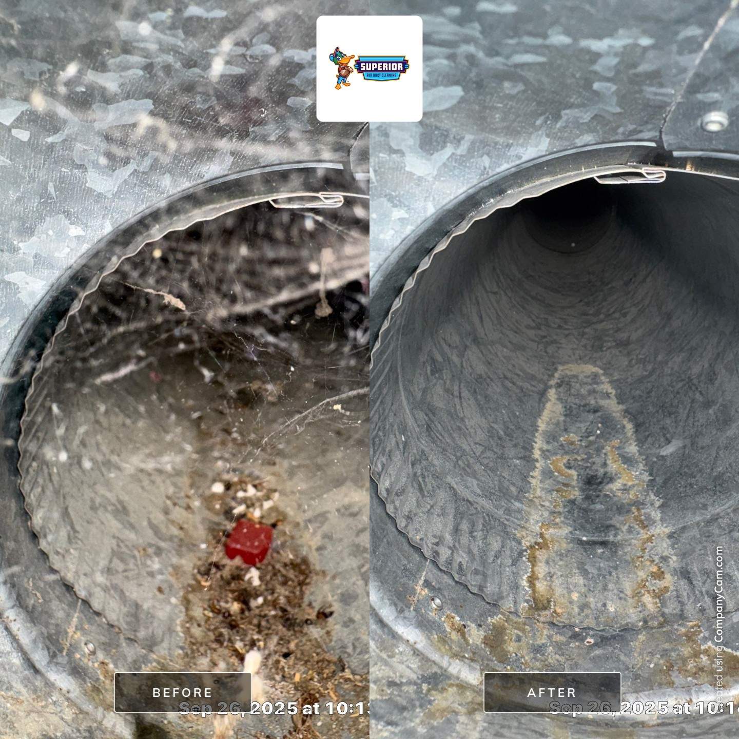 Air Duct Cleaning With a Vacuum Truck in Grove City, PA by Superior Air Duct Cleaning