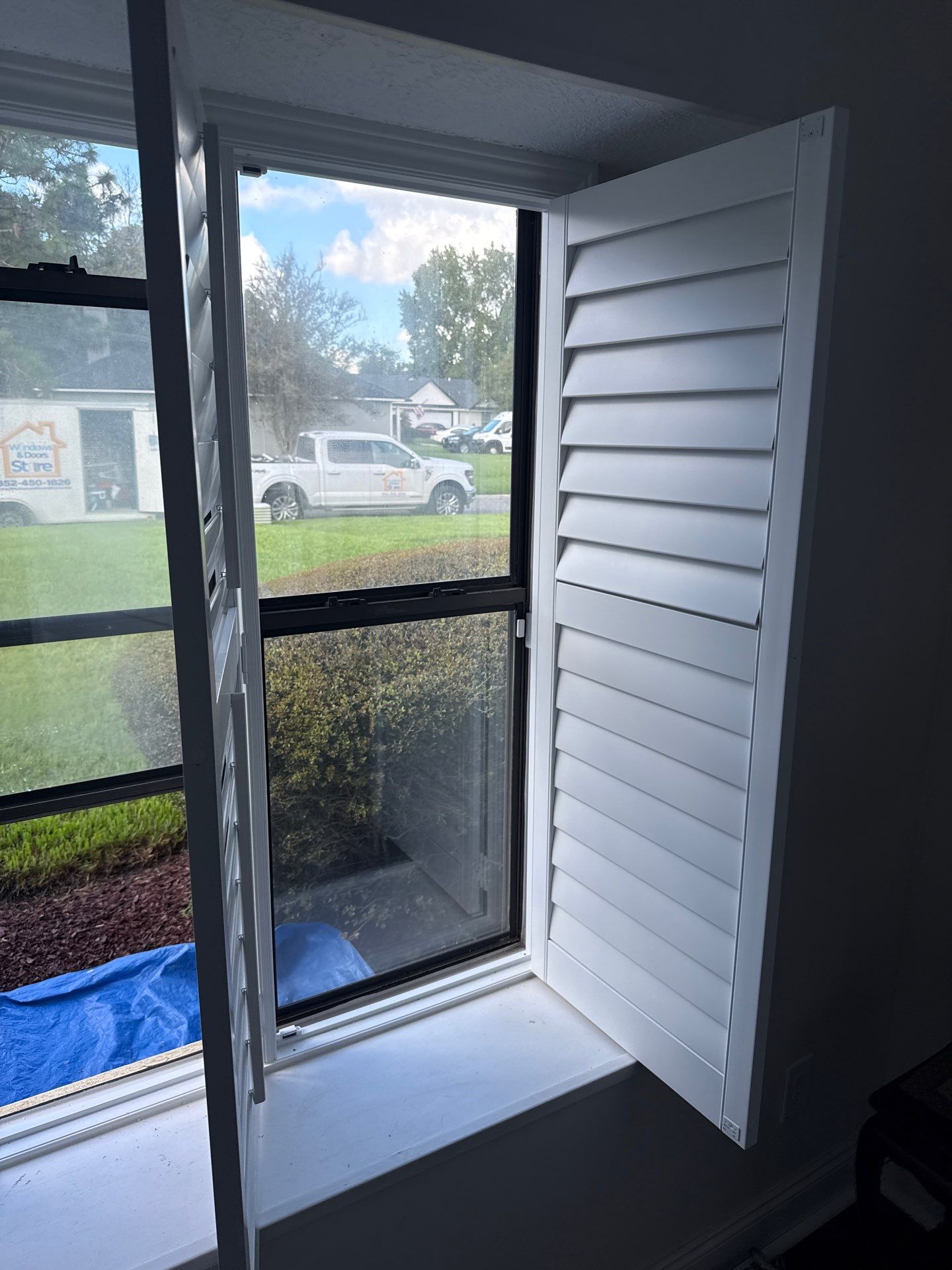 Custom Window Replacement and Plantation Shutter Installation in Jacksonville by Windows & Doors Store