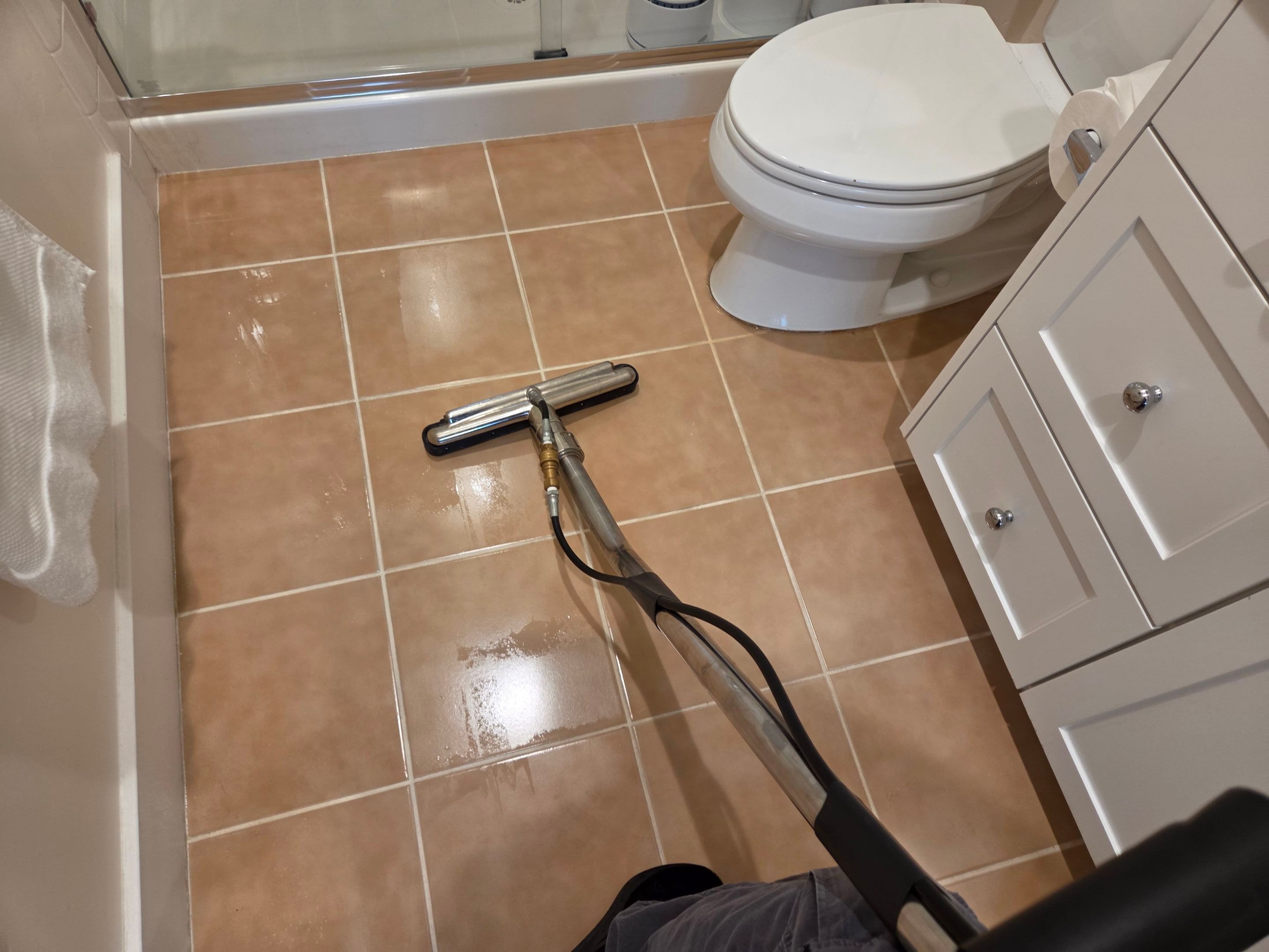 Bathroom Tile and Carpet Cleaning by Ardent Carpet Restore LLC