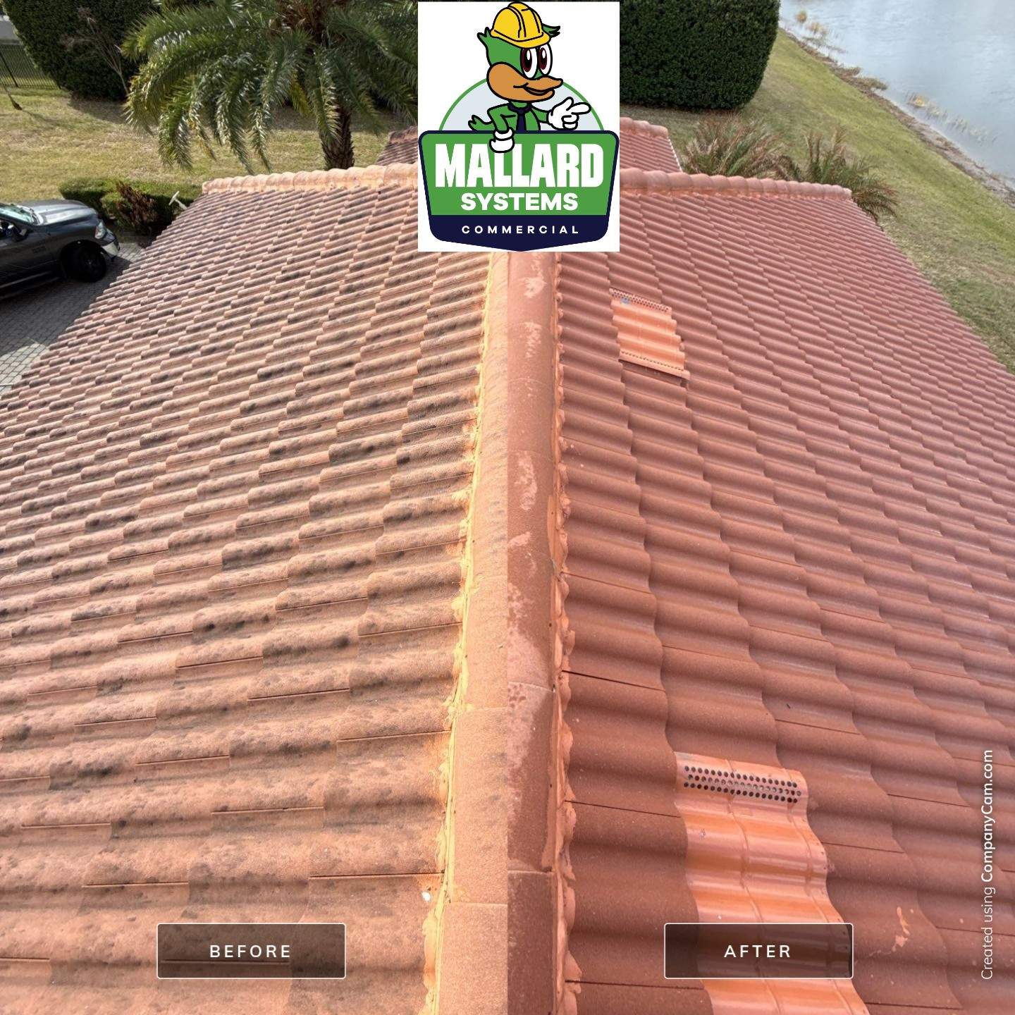 Tile Roof Cleaning by Mallard Systems
