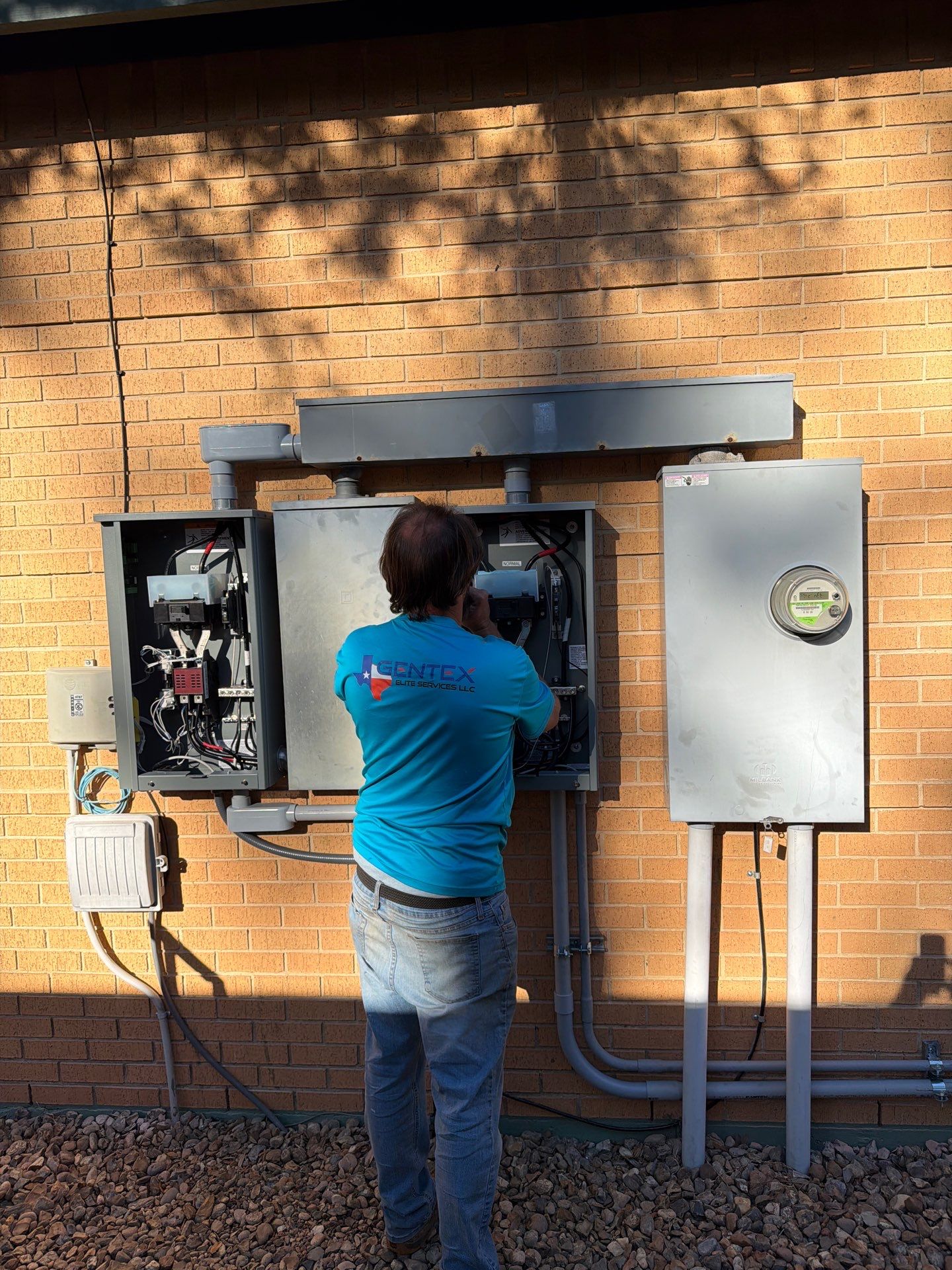 Residential Kohler Standby Generator and 200 Amp ATS Installation in Houston by GenTex Elite Services