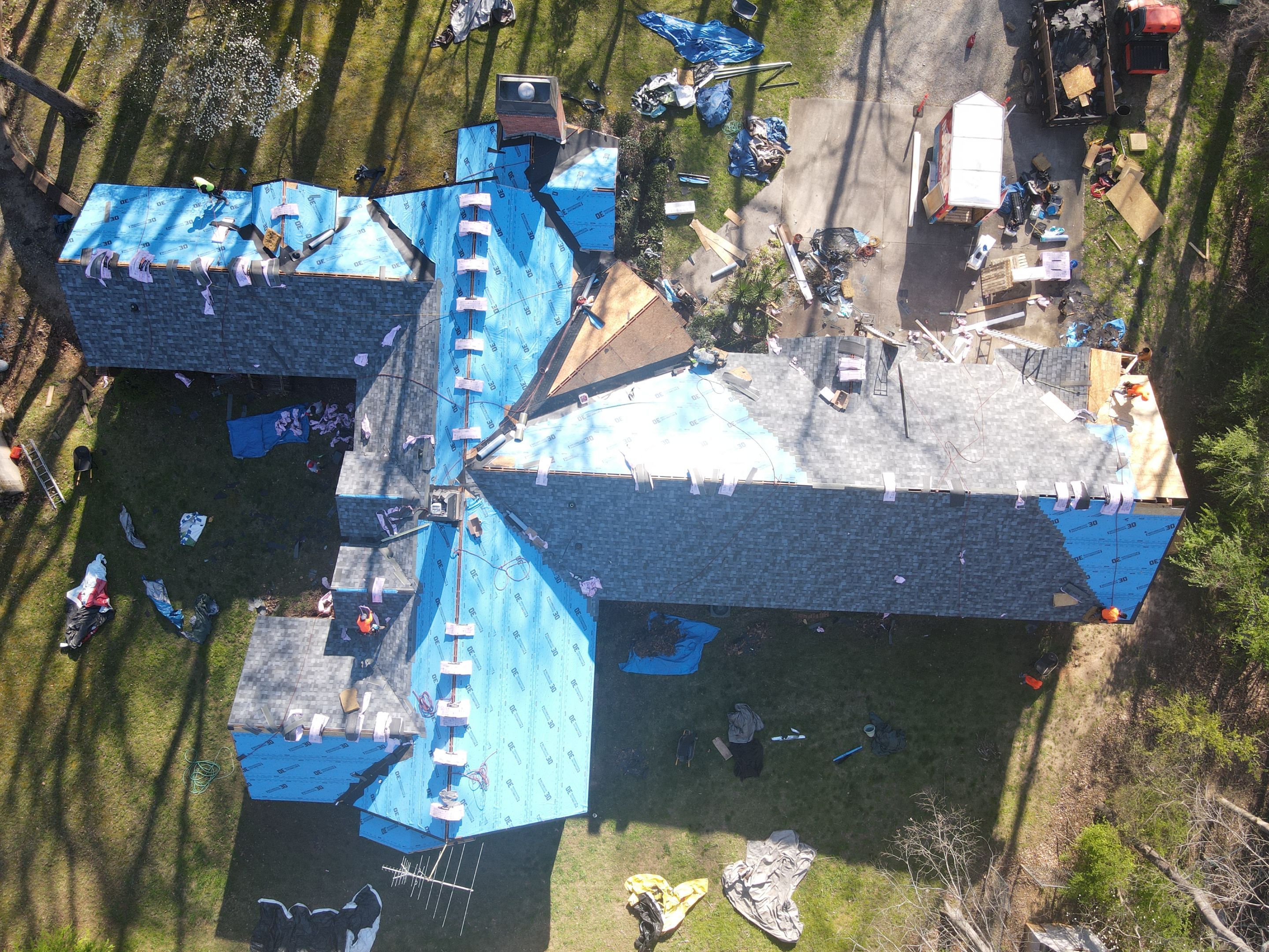 Residential Roofing Installation using Owens Corning by Inspector Roofing and Restoration