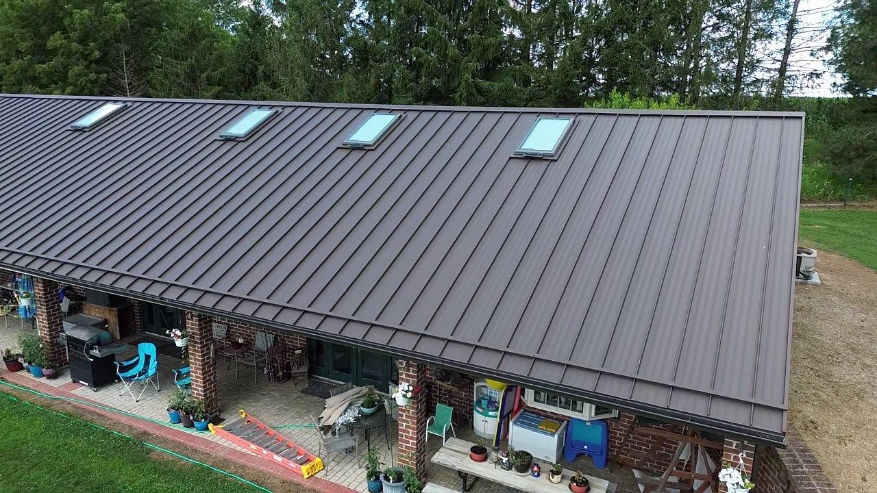 Standing Seam Project in Edgerton, OH by 4Ever Metal Roofing
