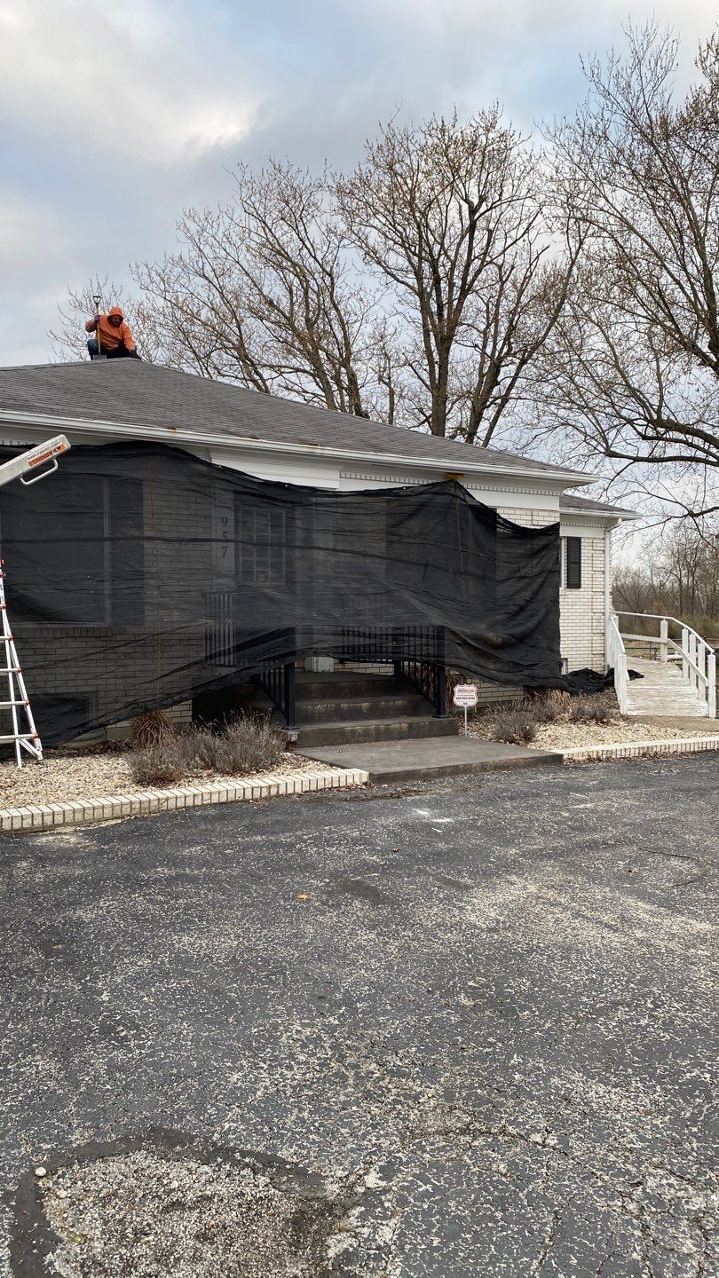 Commercial Roofing Installation using Performance Panel Metal - Frost Black by RoofX 