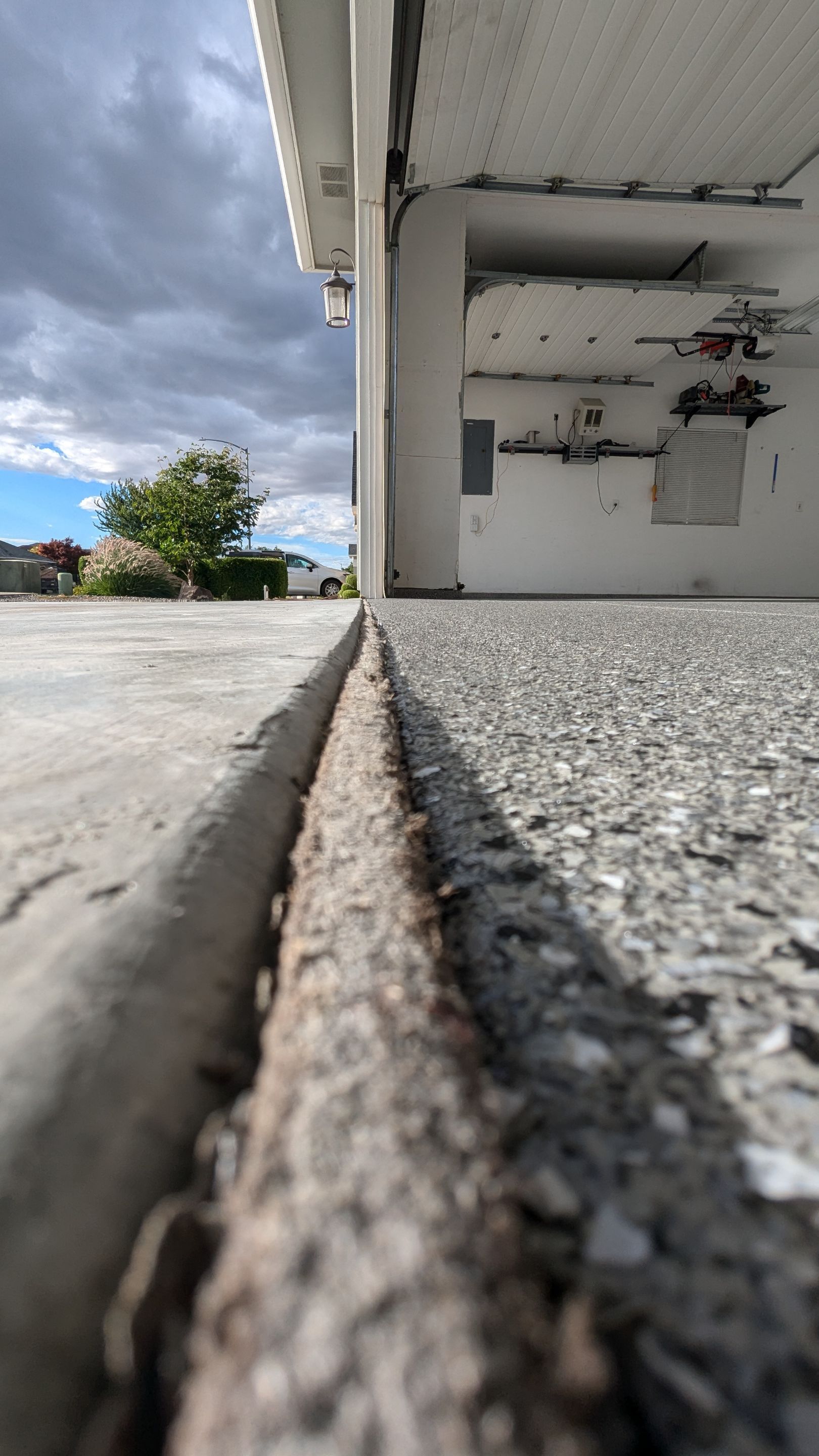 Garage Transformation using Slate Hybrid by Croc Coatings, LLC