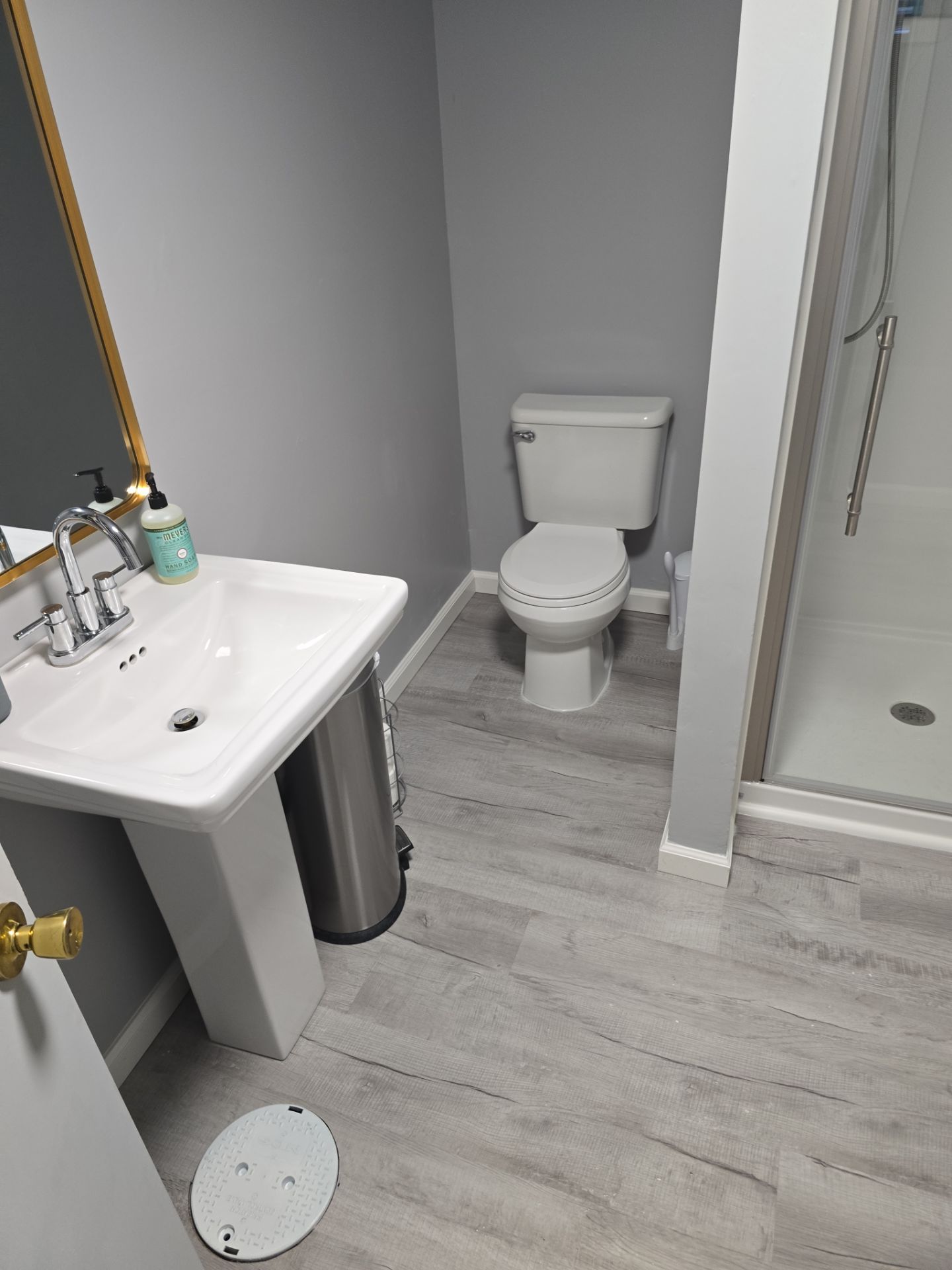 Basement Shower Replacement and Flooring by The Shower Company