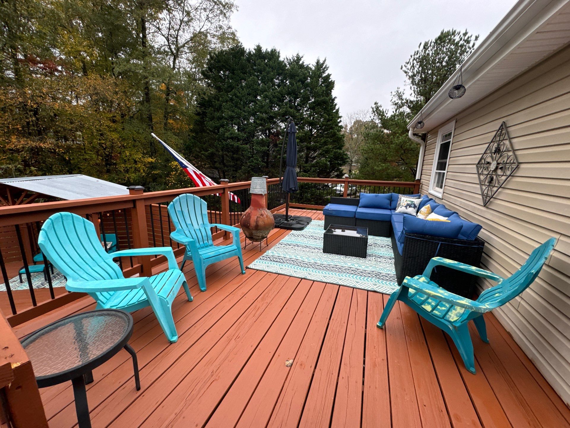 Custom Deck Construction and Privacy Fence Installation in Powder Springs by Swift Home Renovations