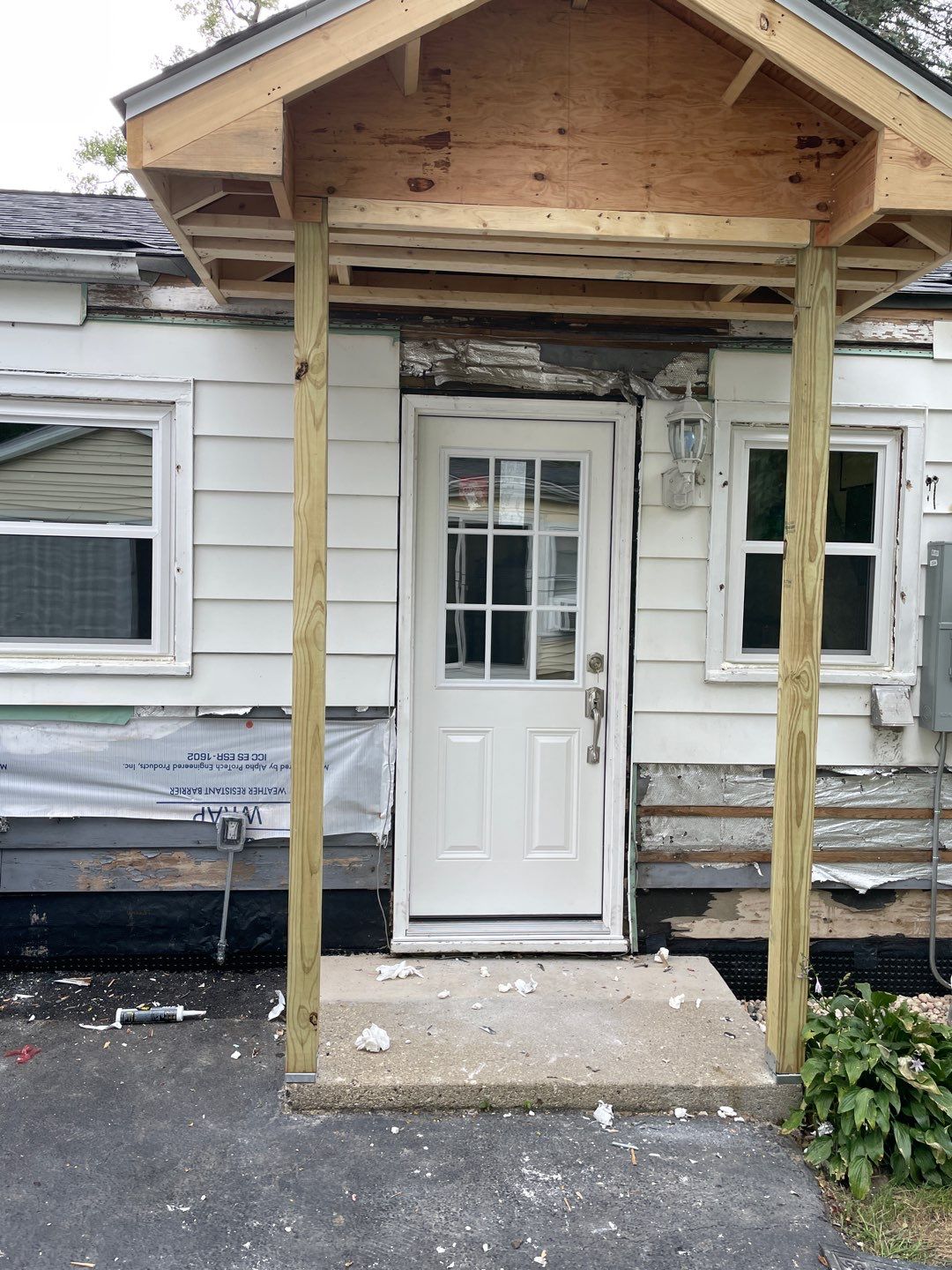 Siding Installation using Alside Charter Oak Siding  by Pro Home Services Inc