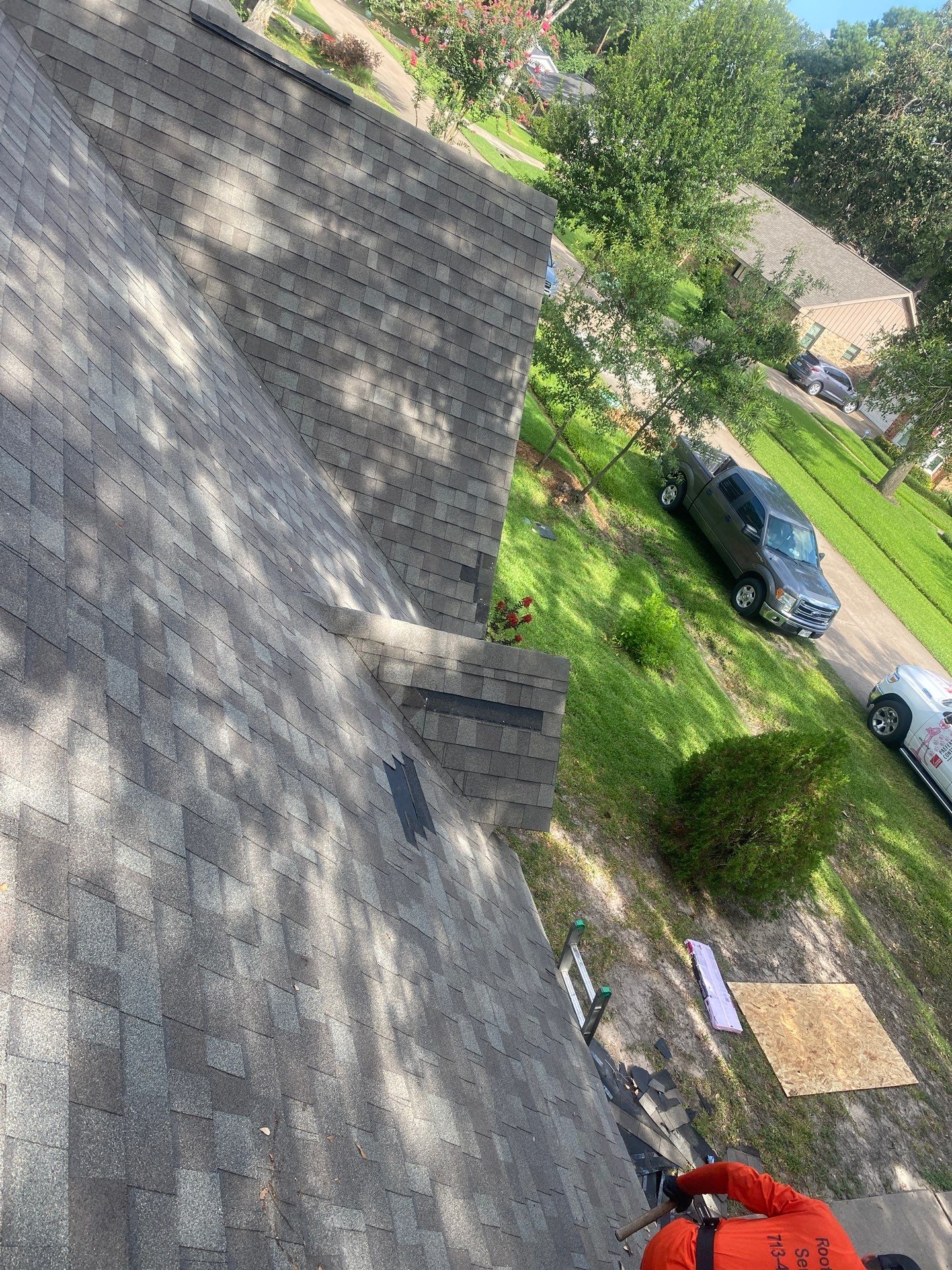 Residential Roofing Repair using Owen's Corning Duration (Lifetime) Shingles by Roof Repair Company