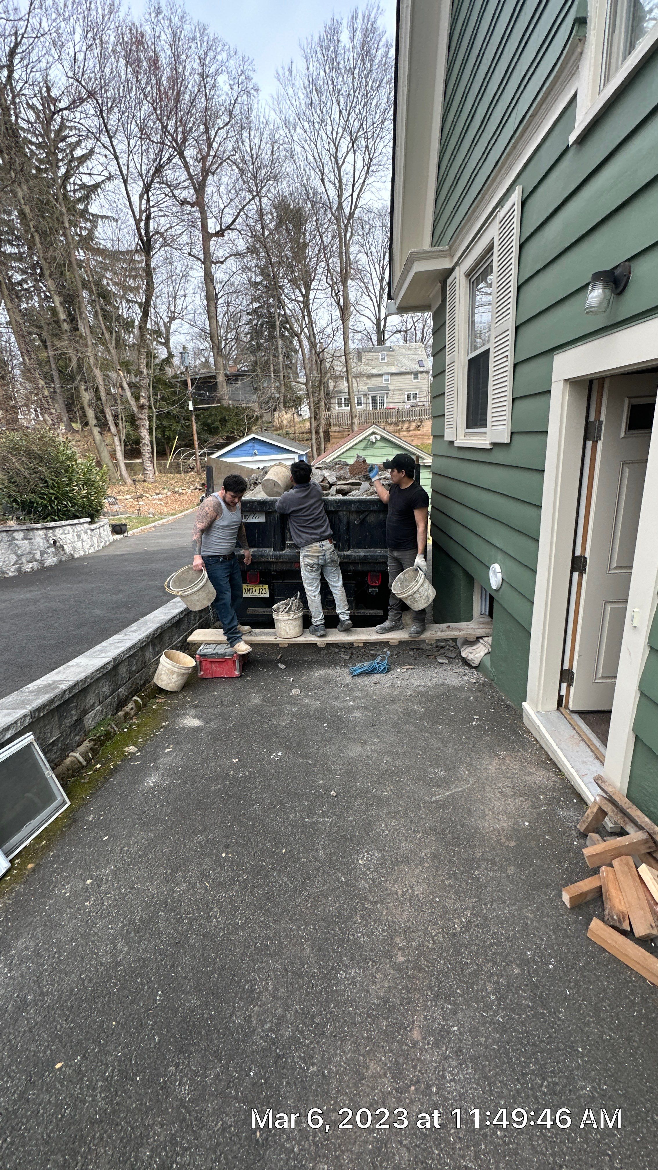 Interior French Drain, Lally Column Replacement & Concrete Floor Replacement in South Orange, NJ by Pure Service Pro, LLC