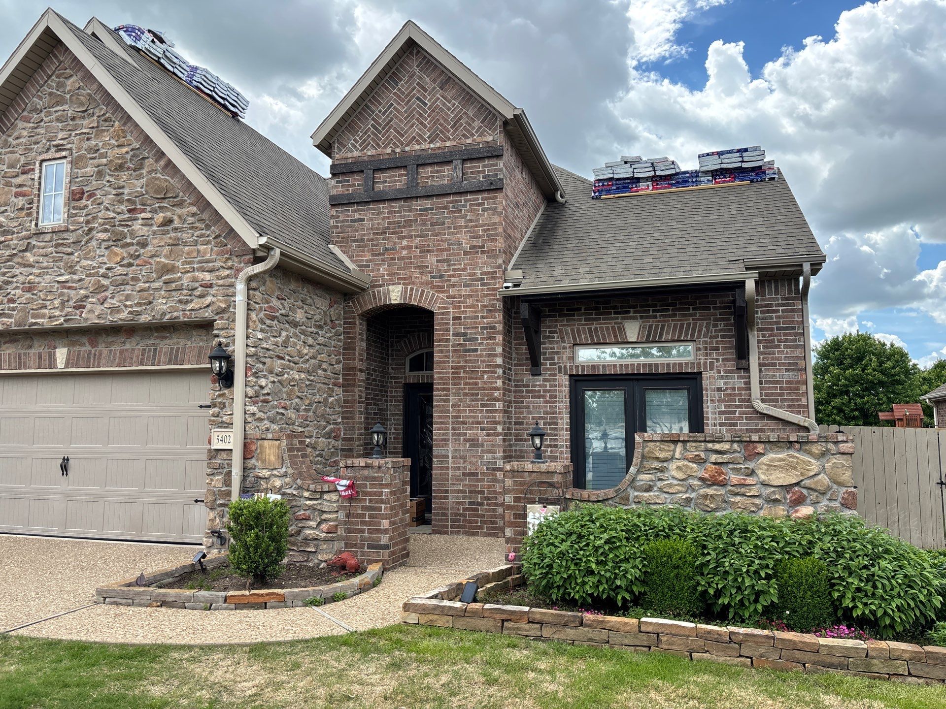 Residential Roofing Installation using GAF Armorshield in Bentonville, AR by Ozark Mountain Roofing