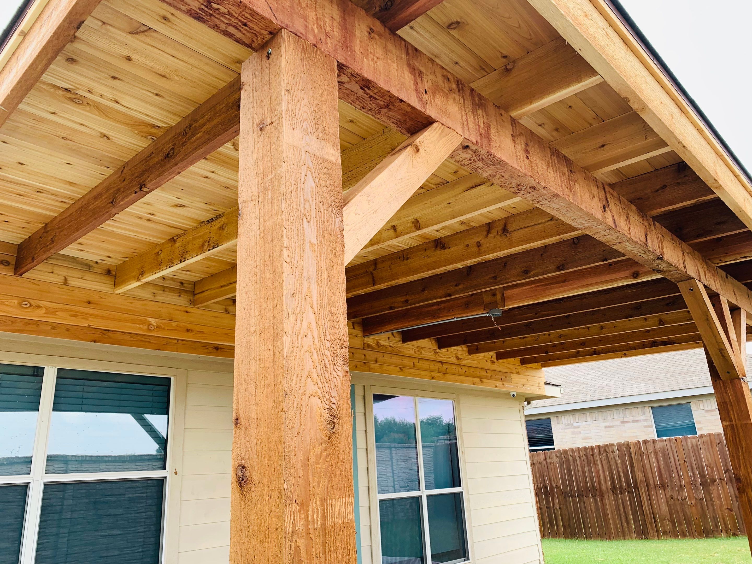 New Patio Addition for a current Client by First United Roofing & Construction