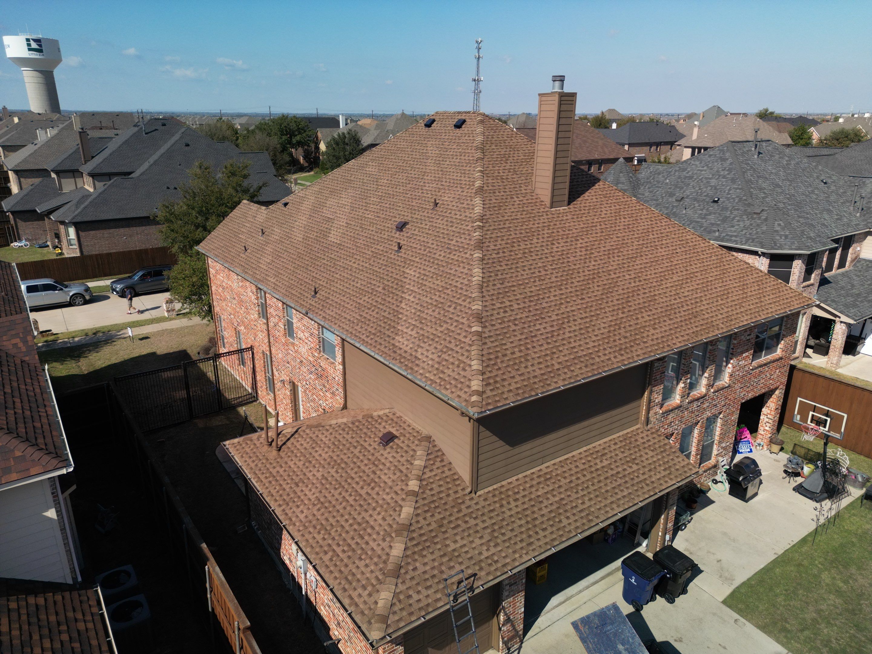 Storm Roof Damage Replacement in Frisco by First United Roofing & Construction