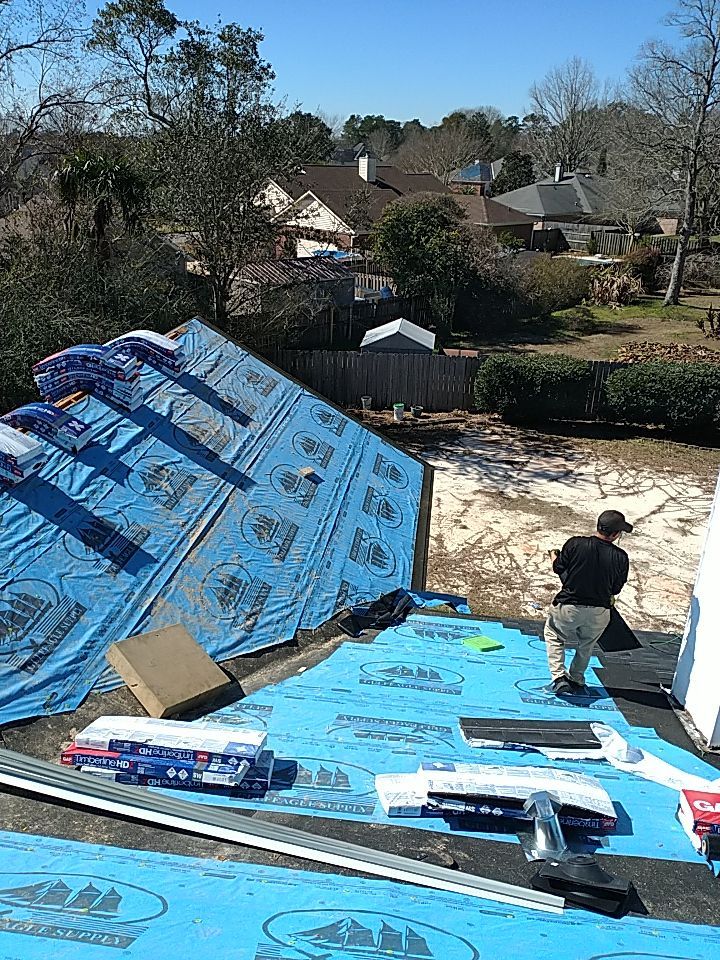 Residential Roofing Installation using Roof Replacement by American Roofing & Construction LLC