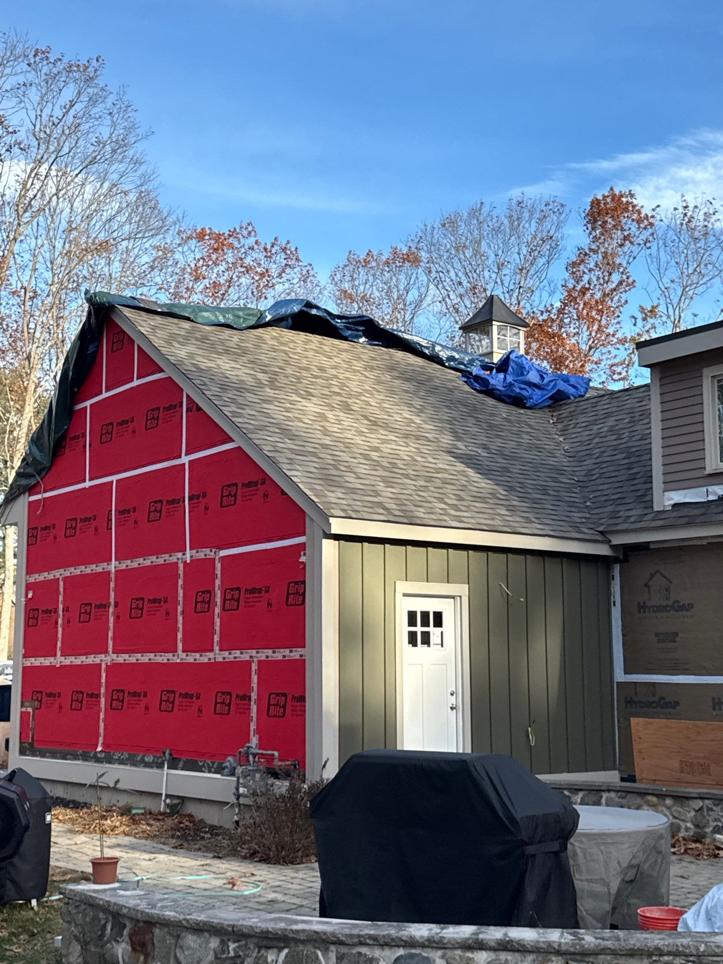 Complete House & Barn Roof with 13 Skylight Reflashing + EPDM Repairs by Mighty Dog Roofing of Greater Middlesex County