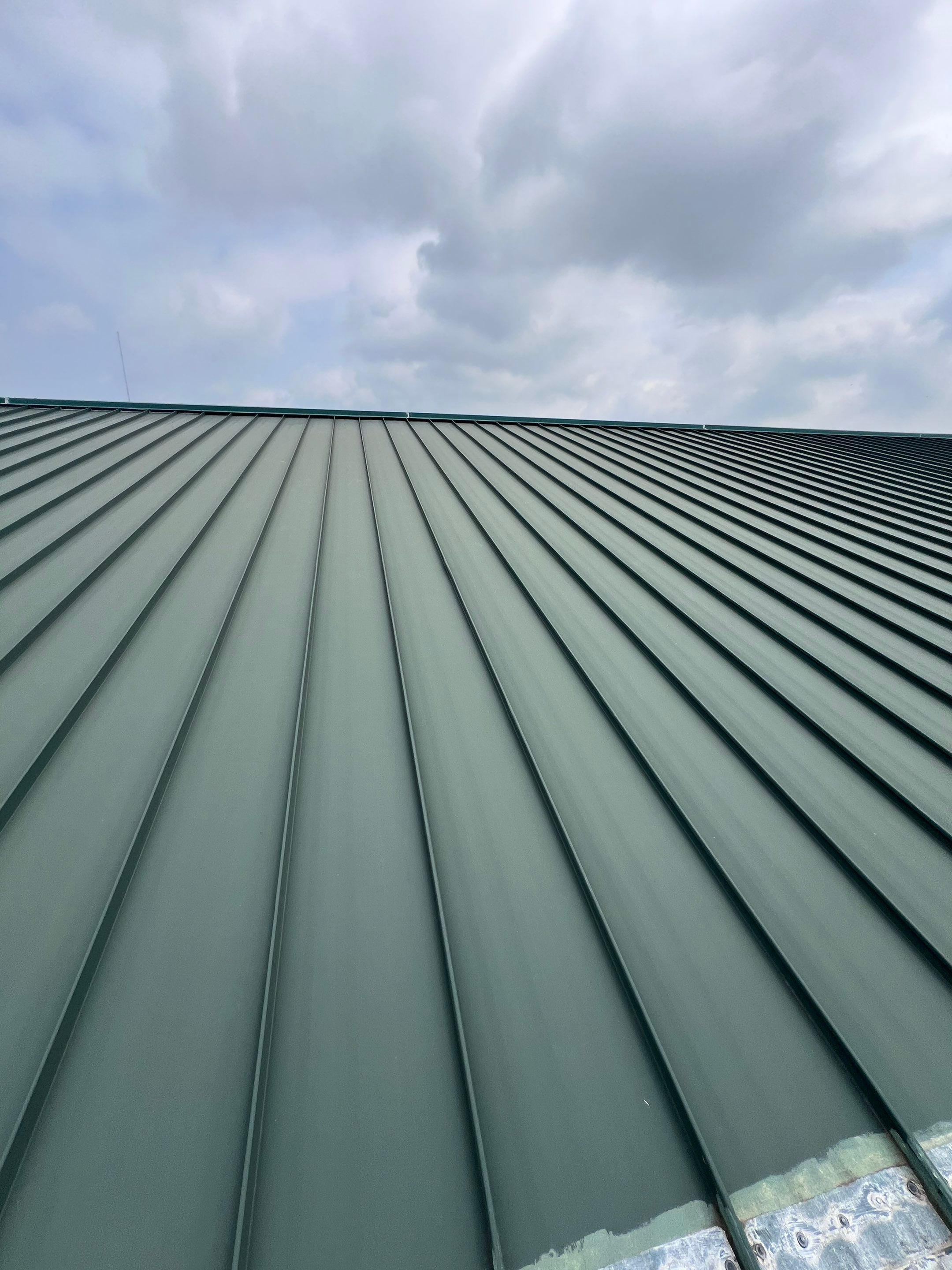 Hail Damage using Metal by Roof Repair Company