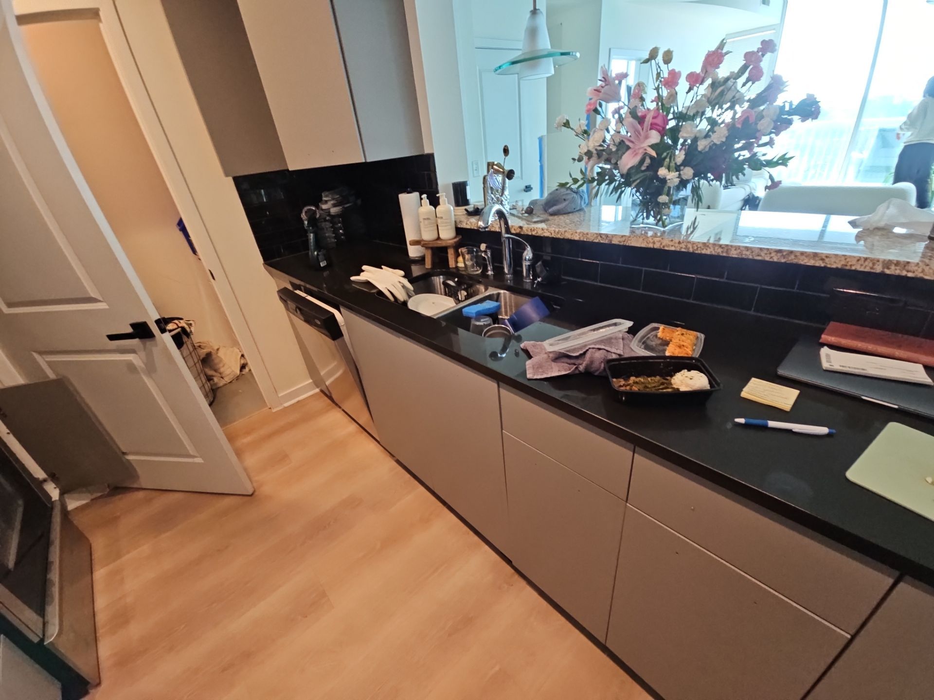 Dry Bar and Kitchen Countertop Conversion by Ajayi Design and Construction 