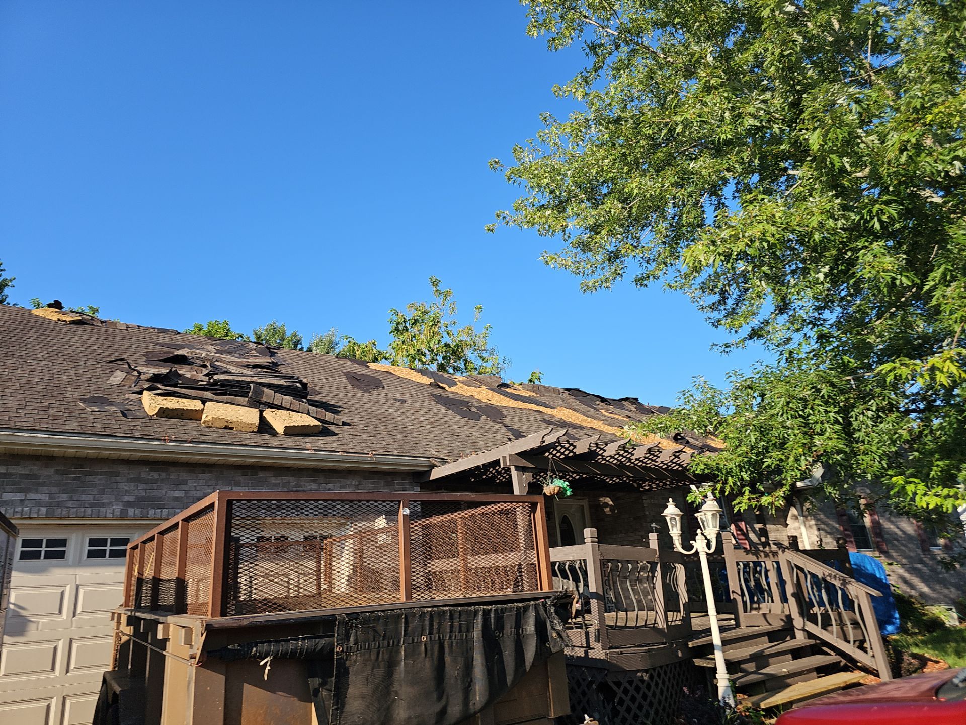 Residential Roof + Gutter & Downspouts & Gutter Guards Install  by Titan Commercial & Residential Roofing 