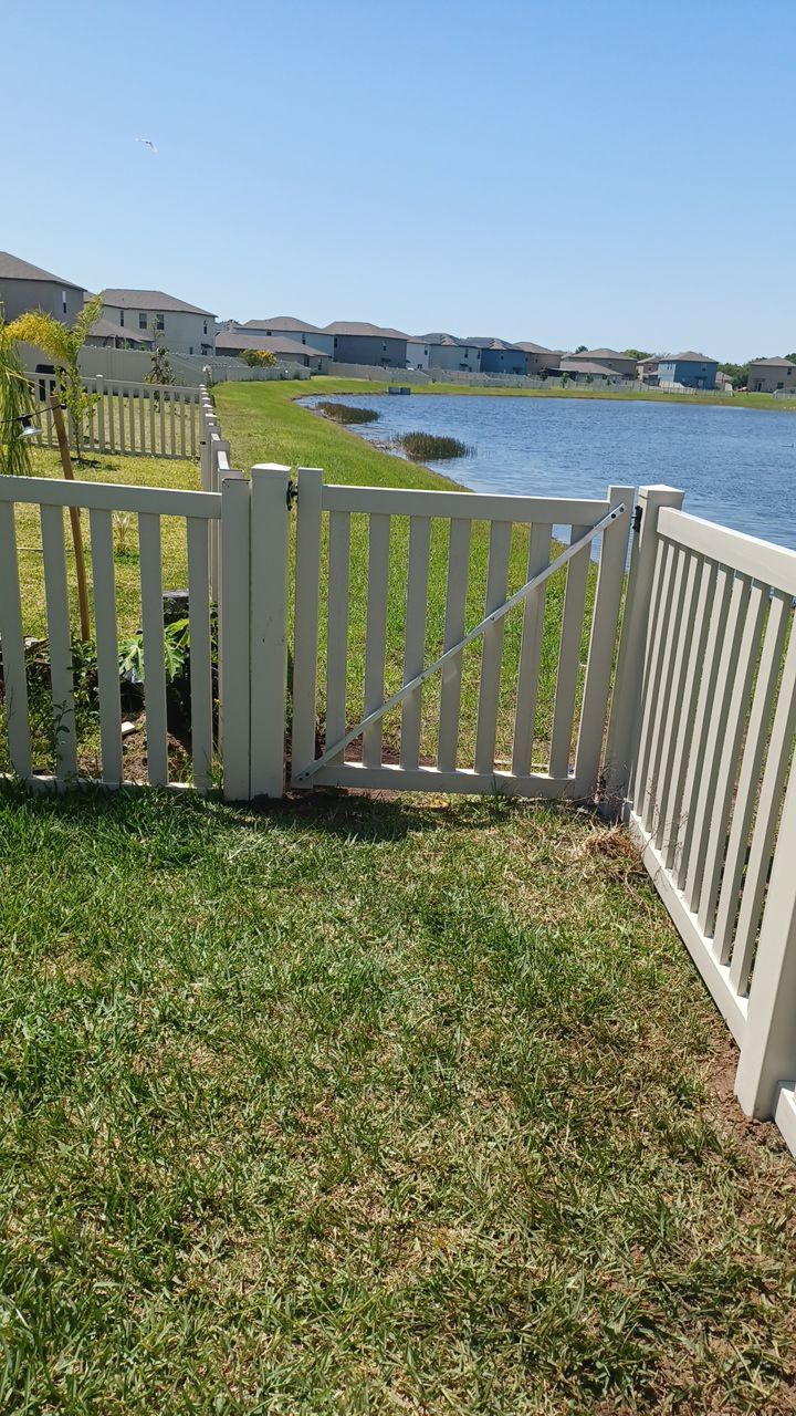 Sun City 6 ft. Tall Tan Vinyl Privacy Fence by Asap fence and gates, LLC