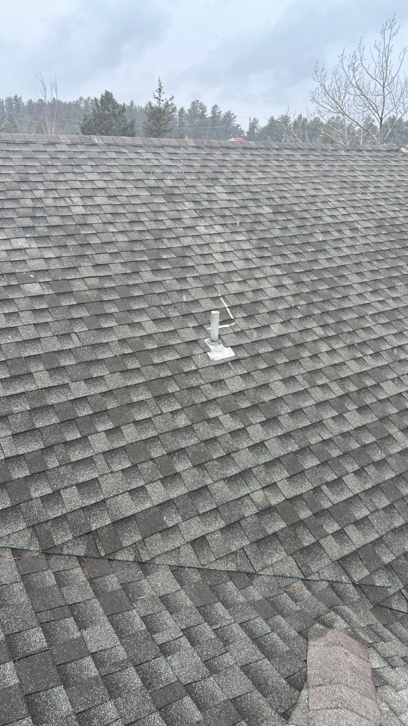 Residential Roofing Installation using Atlas Pinnacle Impact Weathered Wood by Blue Peaks Roofing LLC 
