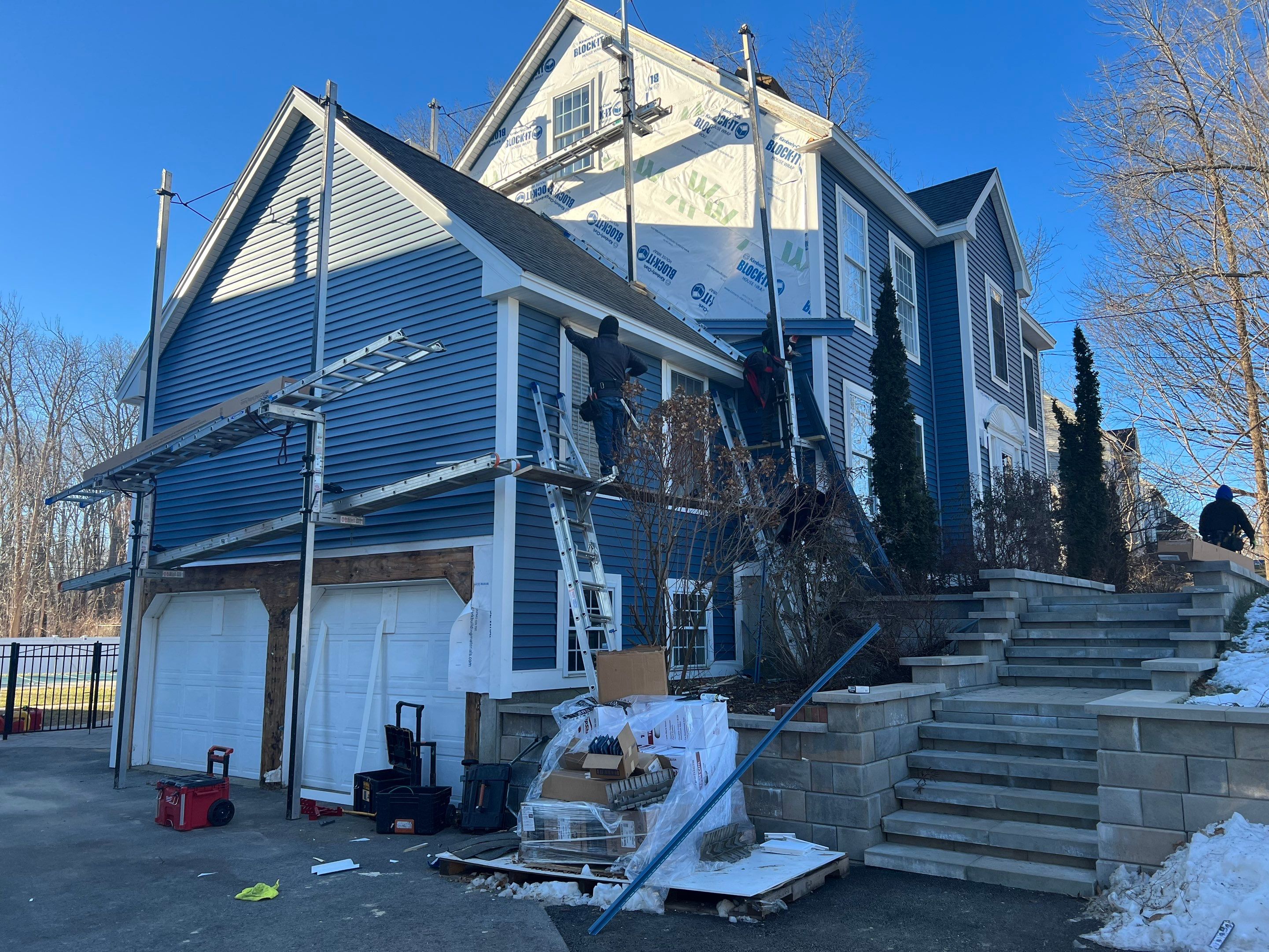 Exterior Transformation in Portsmouth New Hampshire by Tall pine roofing