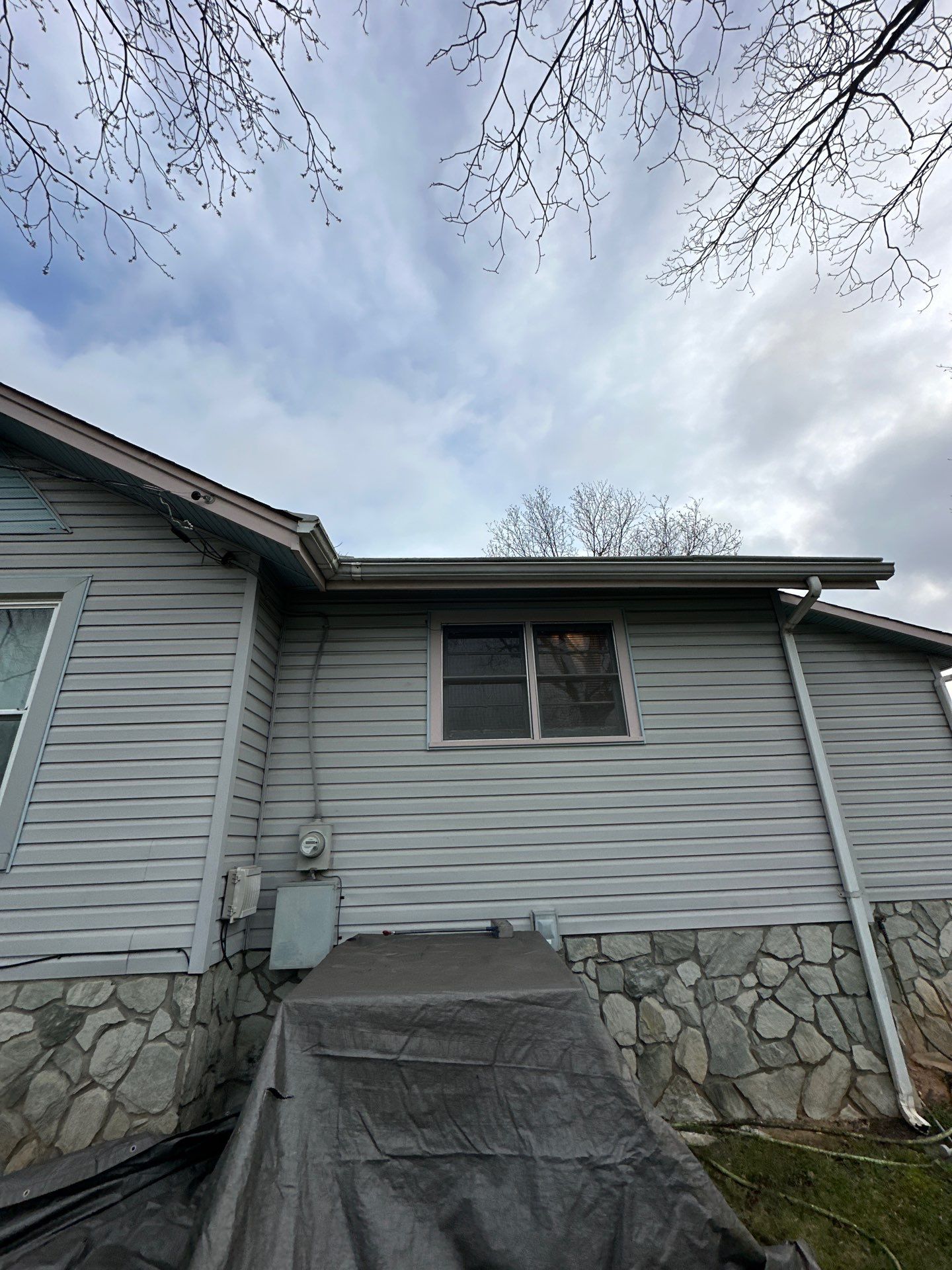 6" Seamless Low Gloss White Gutters and Guards  by Peak 2 Peak Services LLC