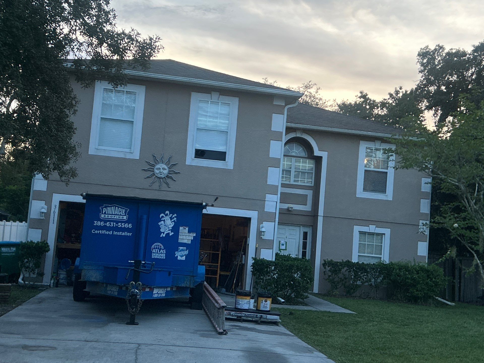 Deltona Roof Replacement Featuring Copper Canyon Shingles and Decking Repair by Pinnacle Roofing Group