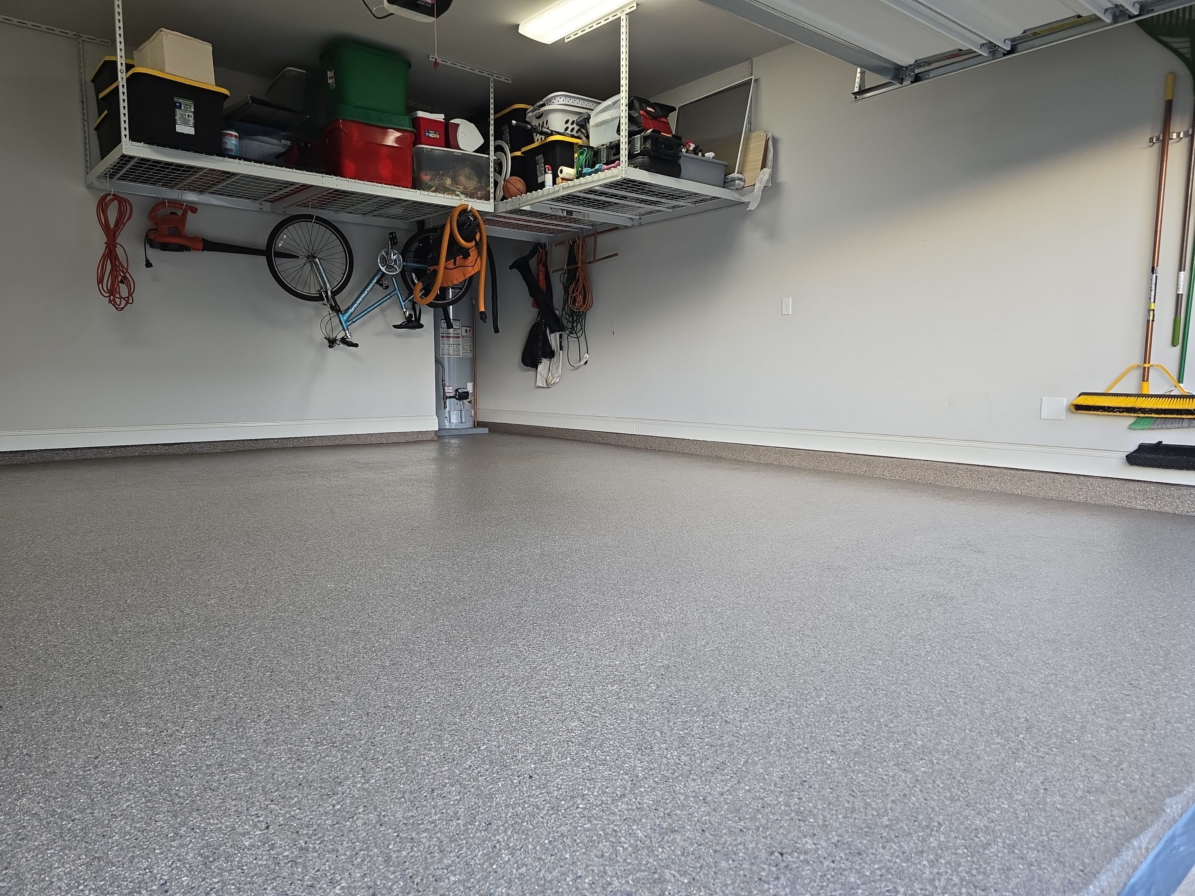 Driveway & Garage Using Obsidian by Elite Floor Solutions