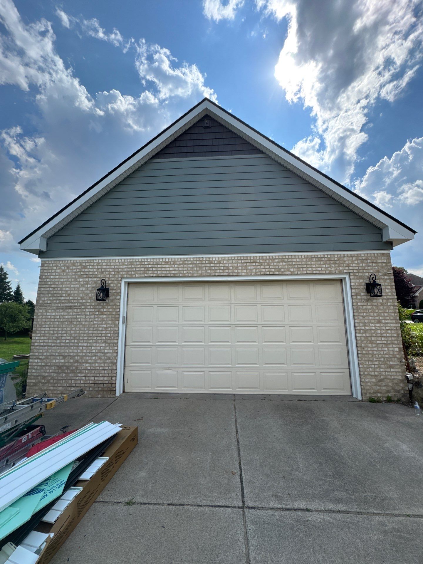 Siding Replacement using Alside Mountain Fern by 180 Contractors