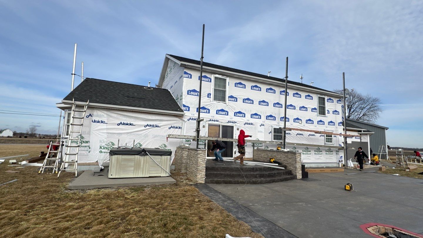 Siding Installation using Alside Coventry D4DL by Nitro Roofing and Construction