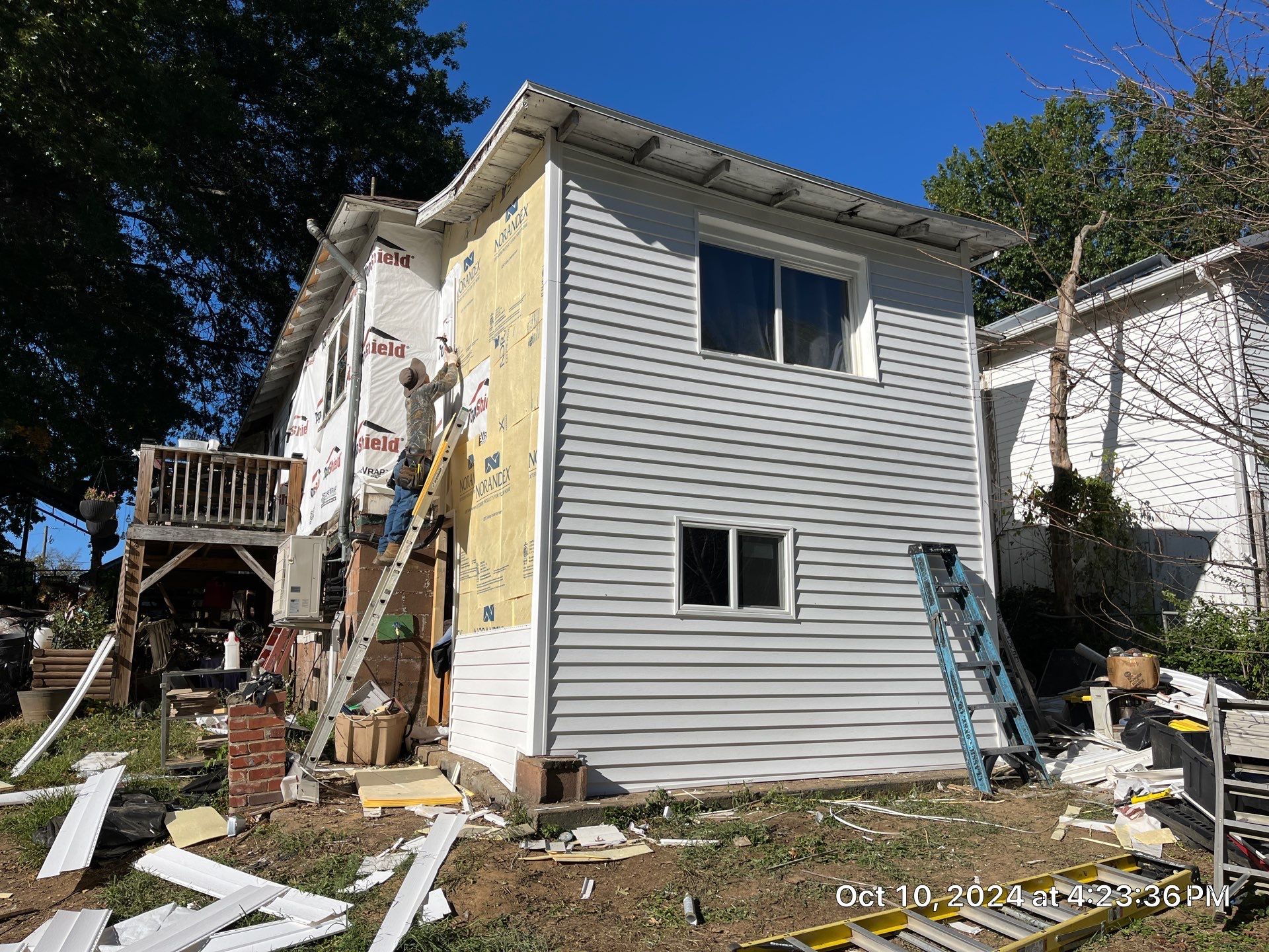 Siding Installation using Provia Siding by Fahey Roofing + Contracting