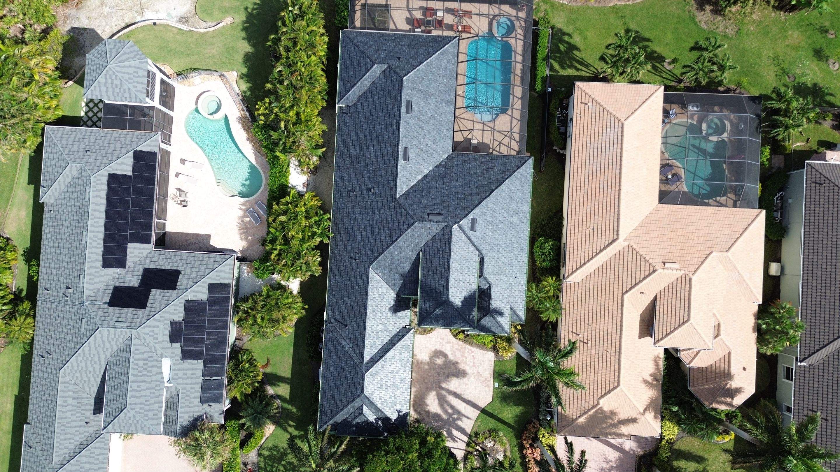 Residential Roofing Installation using Brava Slate Tile in Estero, Florida by International Roofing
