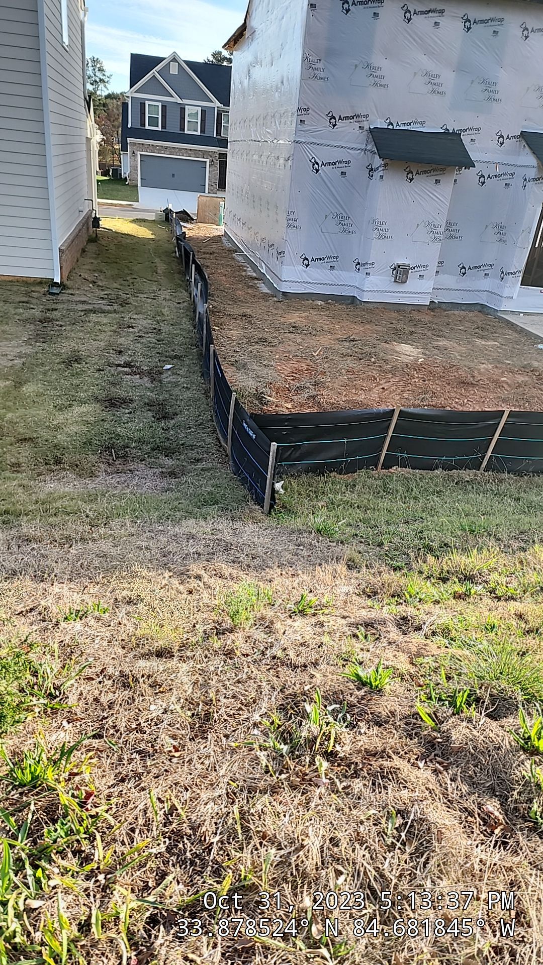 Fence Installation of Capped Wood Privacy by Titans of Timber Fence & Stain