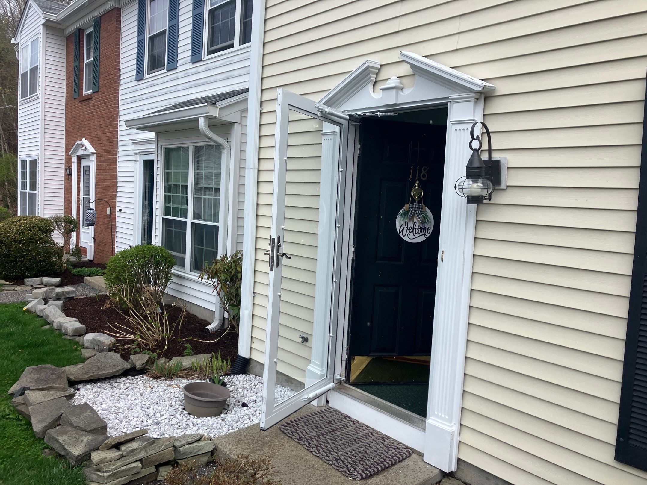 Storm Door Replacement by DiGiorgi Roofing and Siding Inc