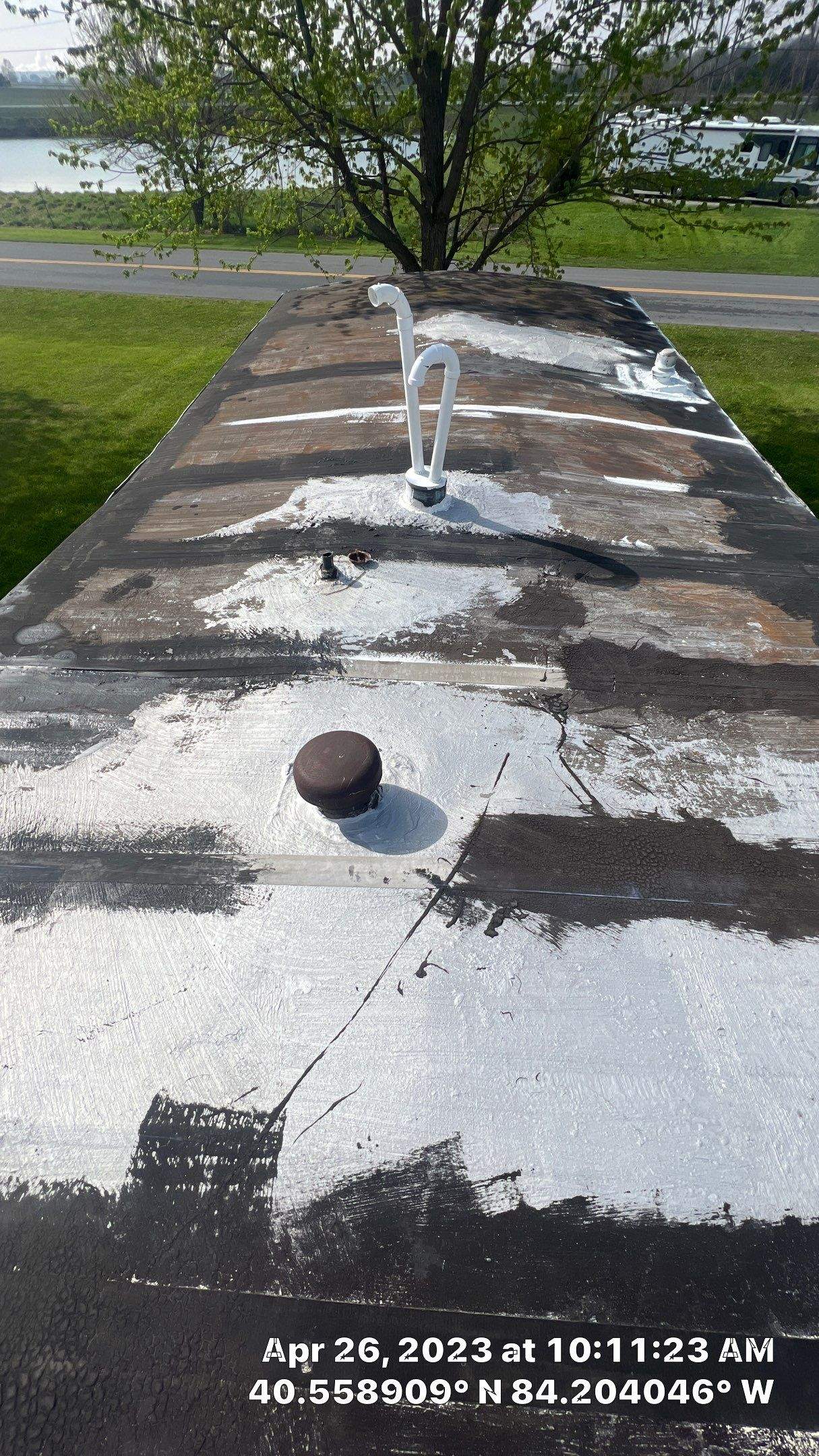 Residential Roofing Installation using 60 mil rubber roof  by Nitro Roofing and Construction