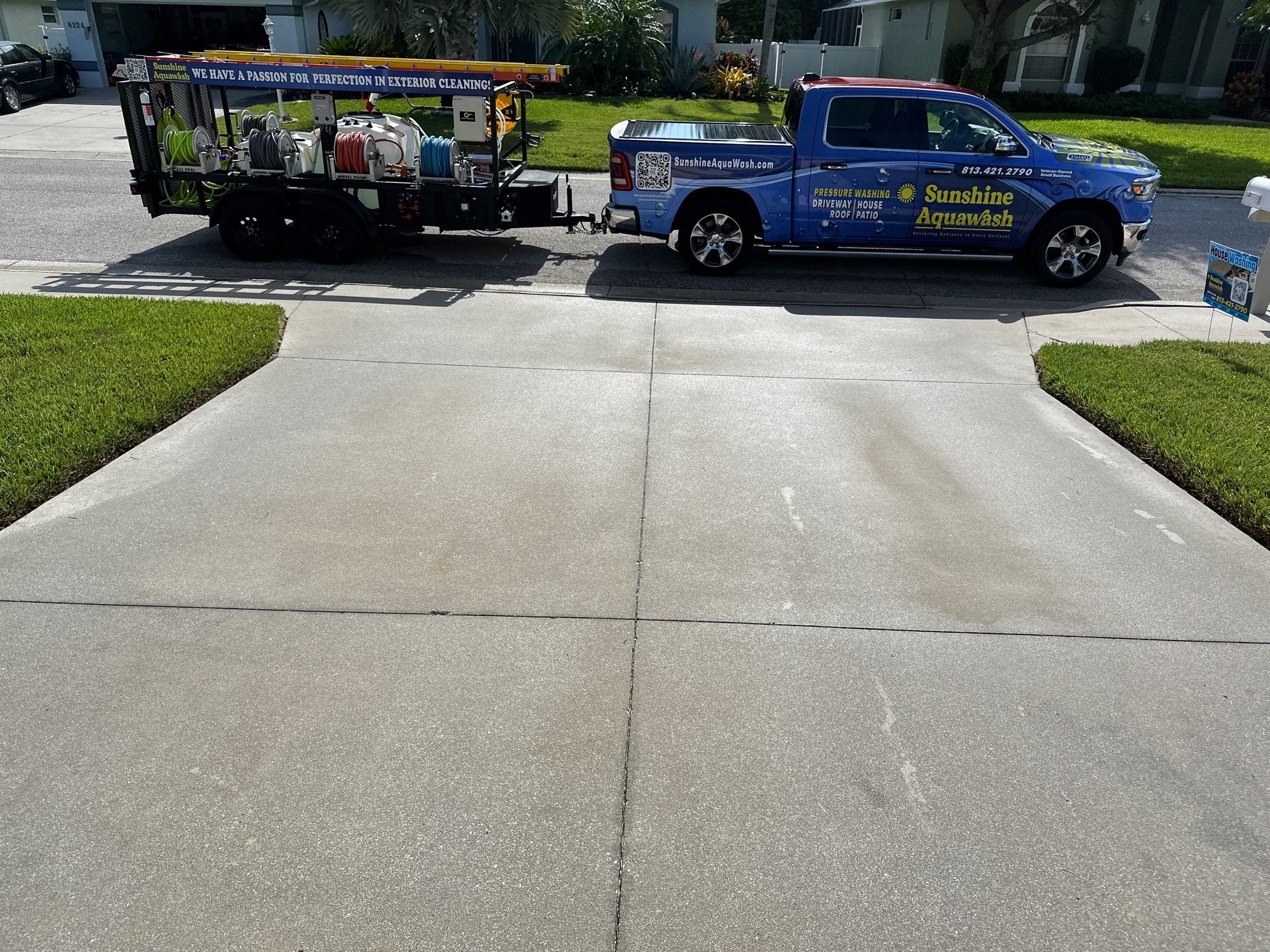 🏡 Pre-Sale House & Driveway Cleaning – Arbor Creek, Palmetto, FL by Sunshine AquaWash