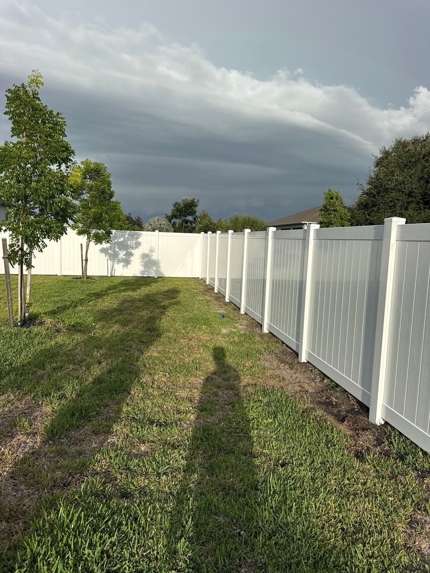 Residential Vinyl Privacy Fence Installation in Port Charlotte by True Fence LLC